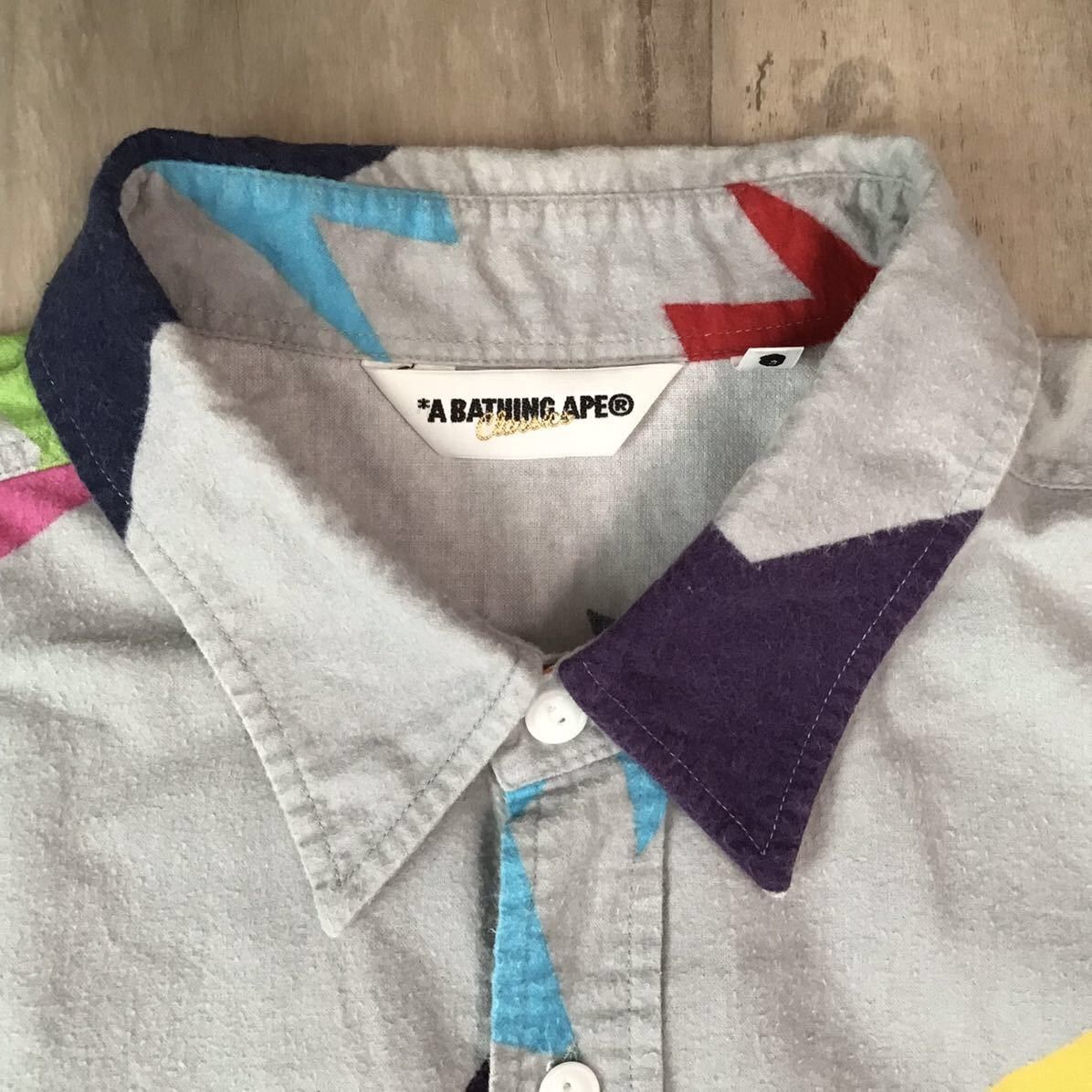 Bape × Nigo BAPE STA Shirt multi color a bathing ape star BAPESTA NIGO Size US XL / EU 56 / 4 - 3 Thumbnail