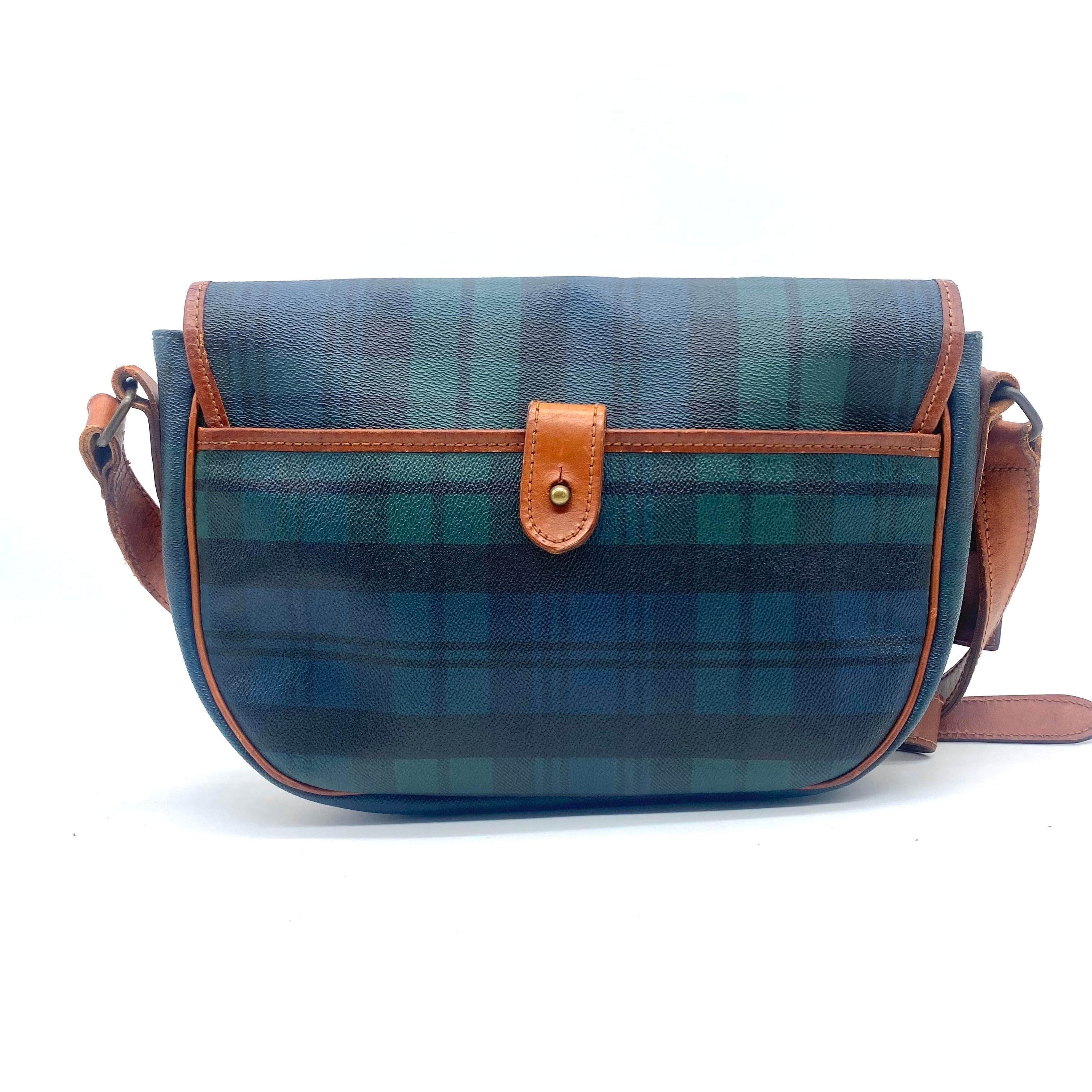 Polo Ralph Lauren Polo Ralph Lauren Shoulder Bag Green Check Pattern Size ONE SIZE - 2 Thumbnail
