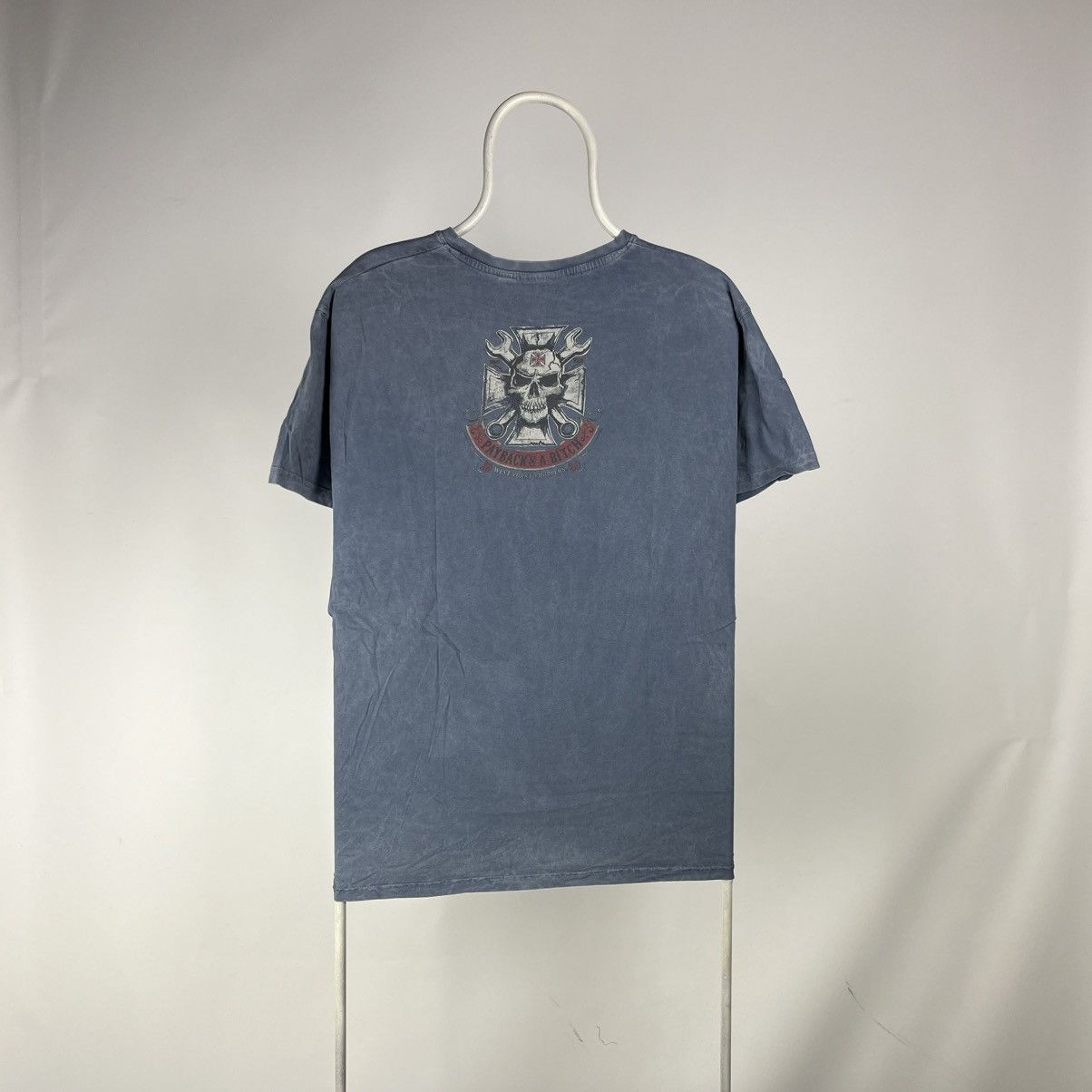 West Coast Choppers West Coast Choppers Mechanic T-Shirt Vintage Blue Size US L / EU 52-54 / 3 - 2 Thumbnail