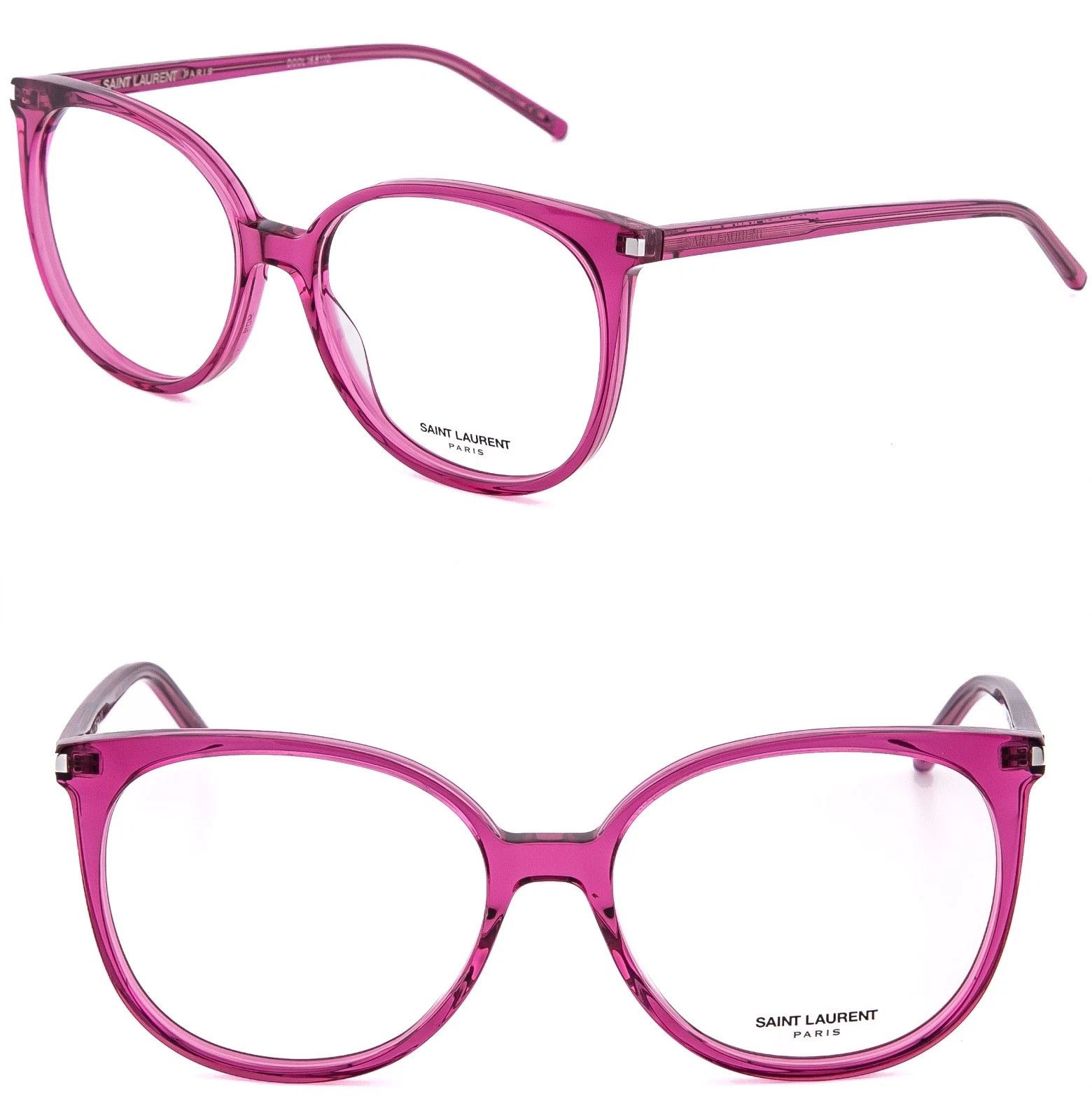 Saint Laurent Paris SAINT LAURENT 39 YSL SL39 Crystal Classic Eyeglasses 012 Size ONE SIZE - 1 Thumbnail