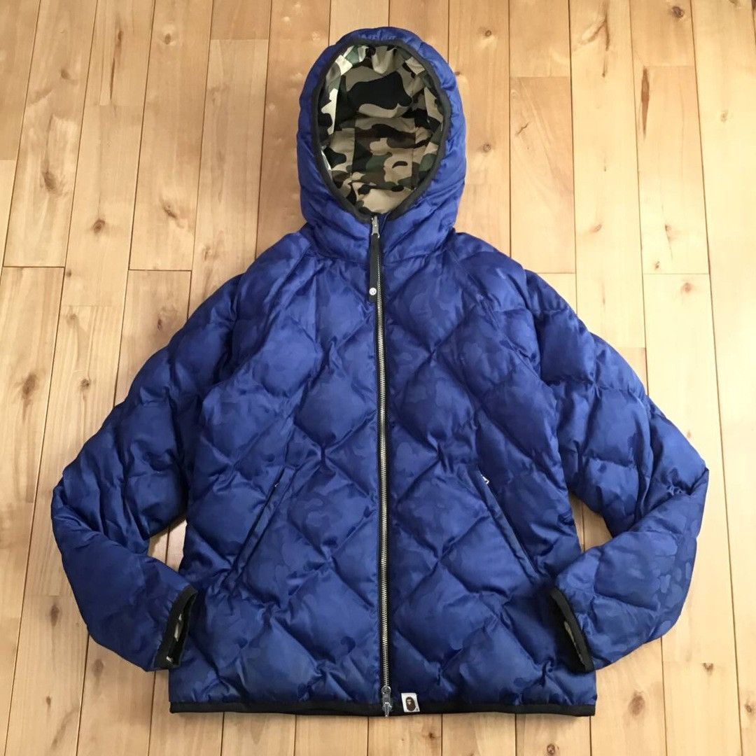 Bape 🔥Reversible🔥 BAPE CAMO Puffer Down Jacket a bathing ape Size US M / EU 48-50 / 2 - 4 Thumbnail
