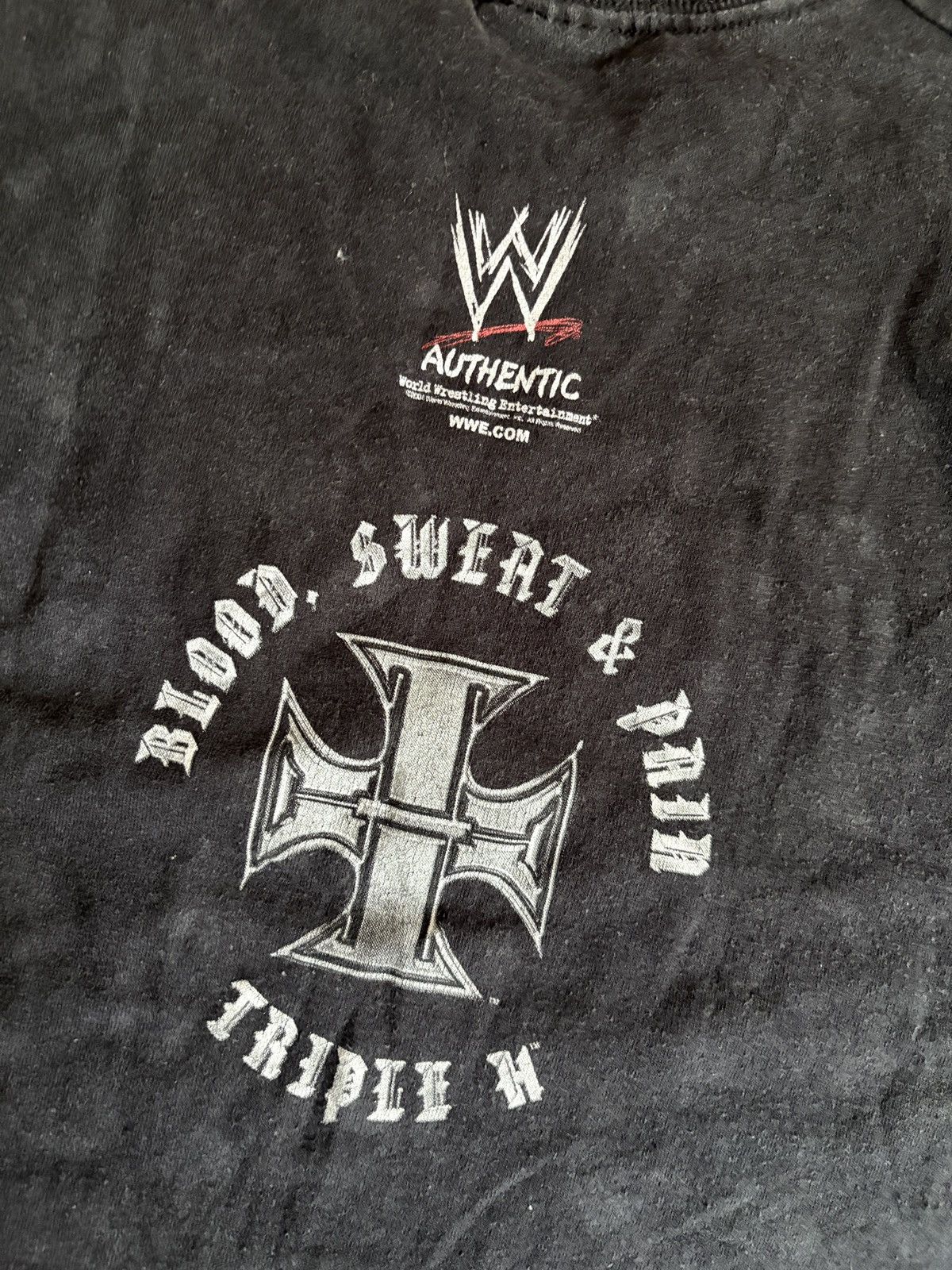 WWF Vintage 2000s The Game Rules Triple H WWE Faded Wrestling Size US M / EU 48-50 / 2 - 10 Thumbnail