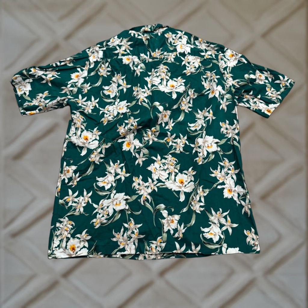 Vintage VINTAGE Royal Creations Hawaiian Button-Down Shirt Mens M Green Floral 90s Retro Tropical Size US M / EU 48-50 / 2 - 1 Thumbnail
