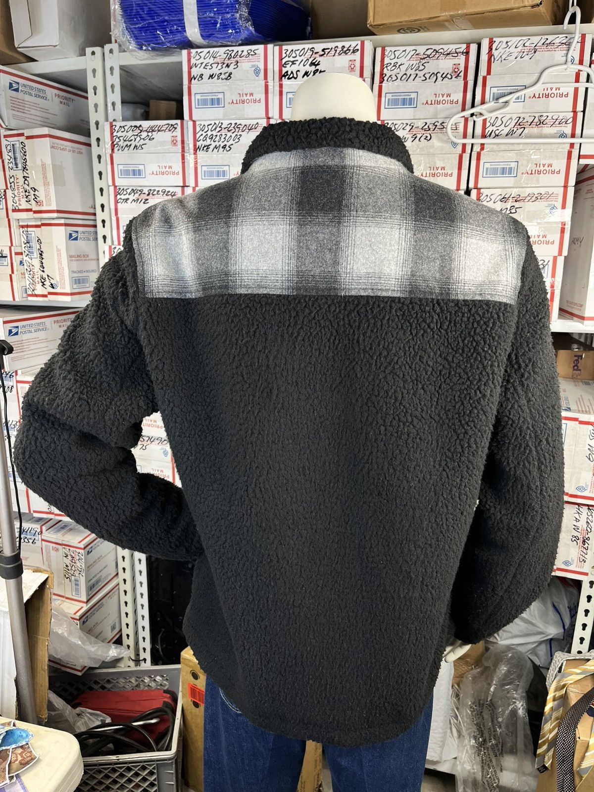Pendleton Pendleton Livingston Men Sz L Fleece Full Zip Wool Jacket Size US L / EU 52-54 / 3 - 6 Thumbnail