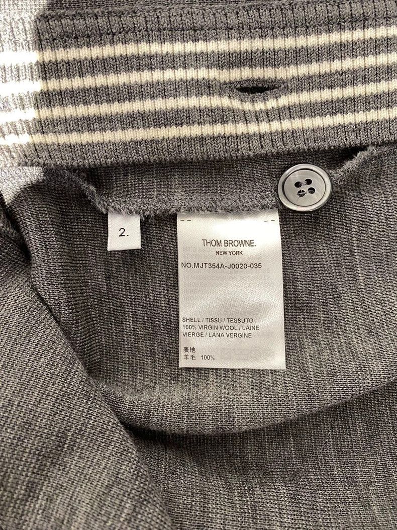 Thom Browne Thom browne Gray cardigan sweater knitting 2503-Nextarrow Size US M / EU 48-50 / 2 - 8 Thumbnail