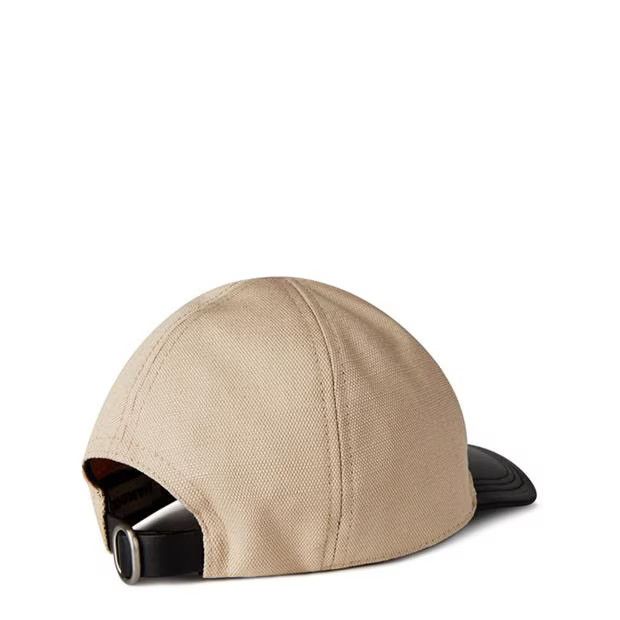 Jil Sander o1g2r1mq1024 Size: M / Logo Cap in Beige & Black Size ONE SIZE - 2 Thumbnail