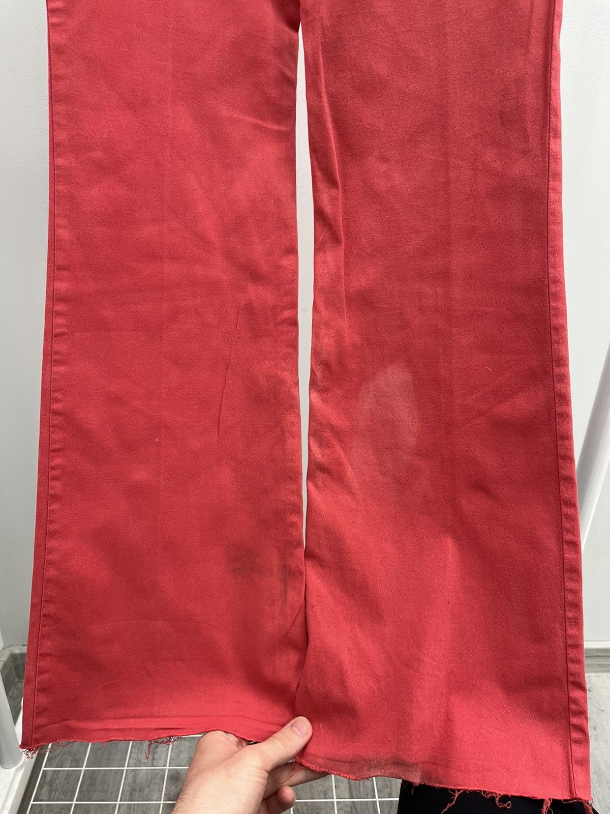 Versace Jeans Couture Versace Jeans Couture Coral Red Flared Pants Size 30" / US 8 / IT 44 - 3 Thumbnail