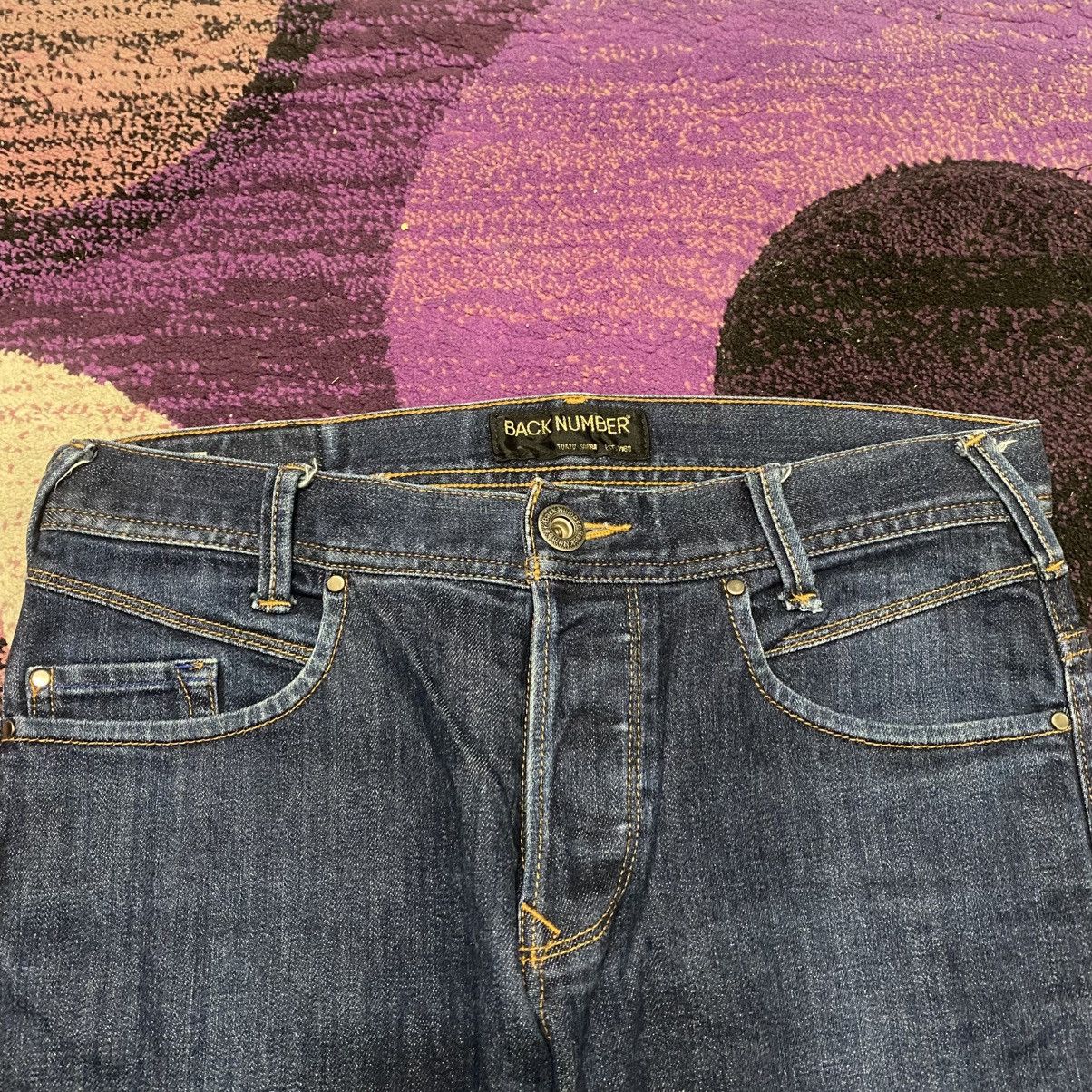 Japanese Brand × Vintage Back Number Denim Selvedge Size US 32 / EU 48 - 4 Thumbnail