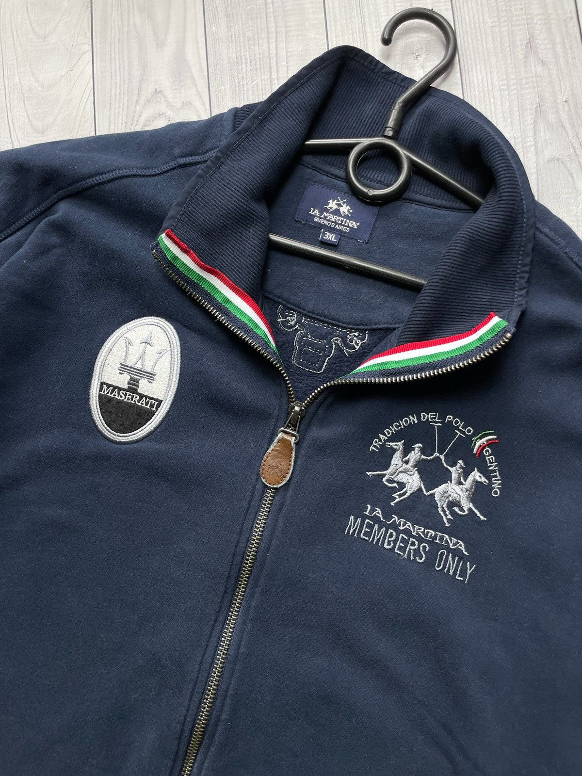 La Martina × Maserati × Vintage Vintage L A Martina x Maserati racing bomber jacket size XXL Size US XXL / EU 58 / 5 - 3 Thumbnail
