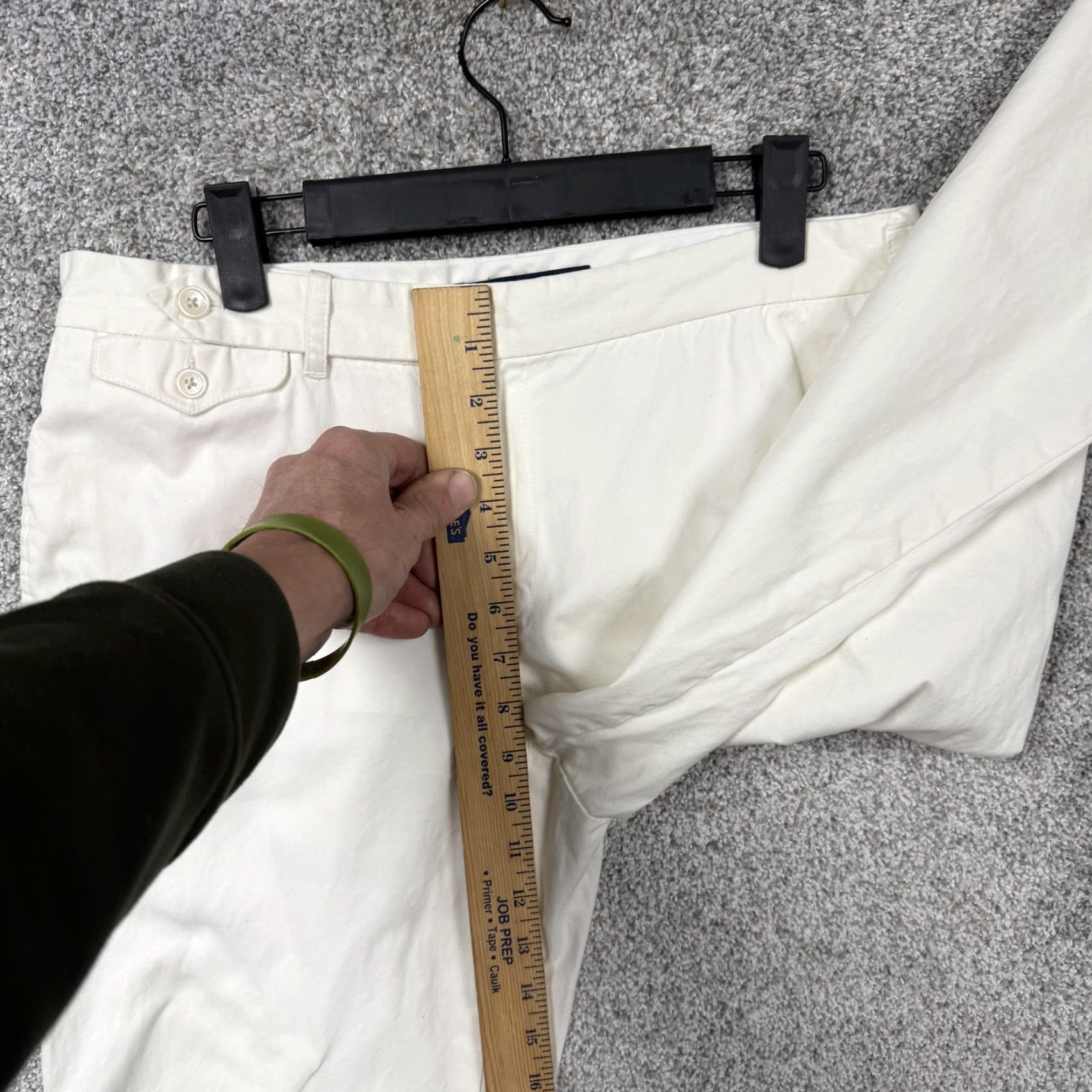 Ralph Lauren Ralph Lauren Golf Pants Womens 8 Chino White Cotton Twill Cuffed Pockets Adjustable Waist 32x29 Slim Casual Preppy Size 30" / US 8 / IT 44 - 5 Thumbnail