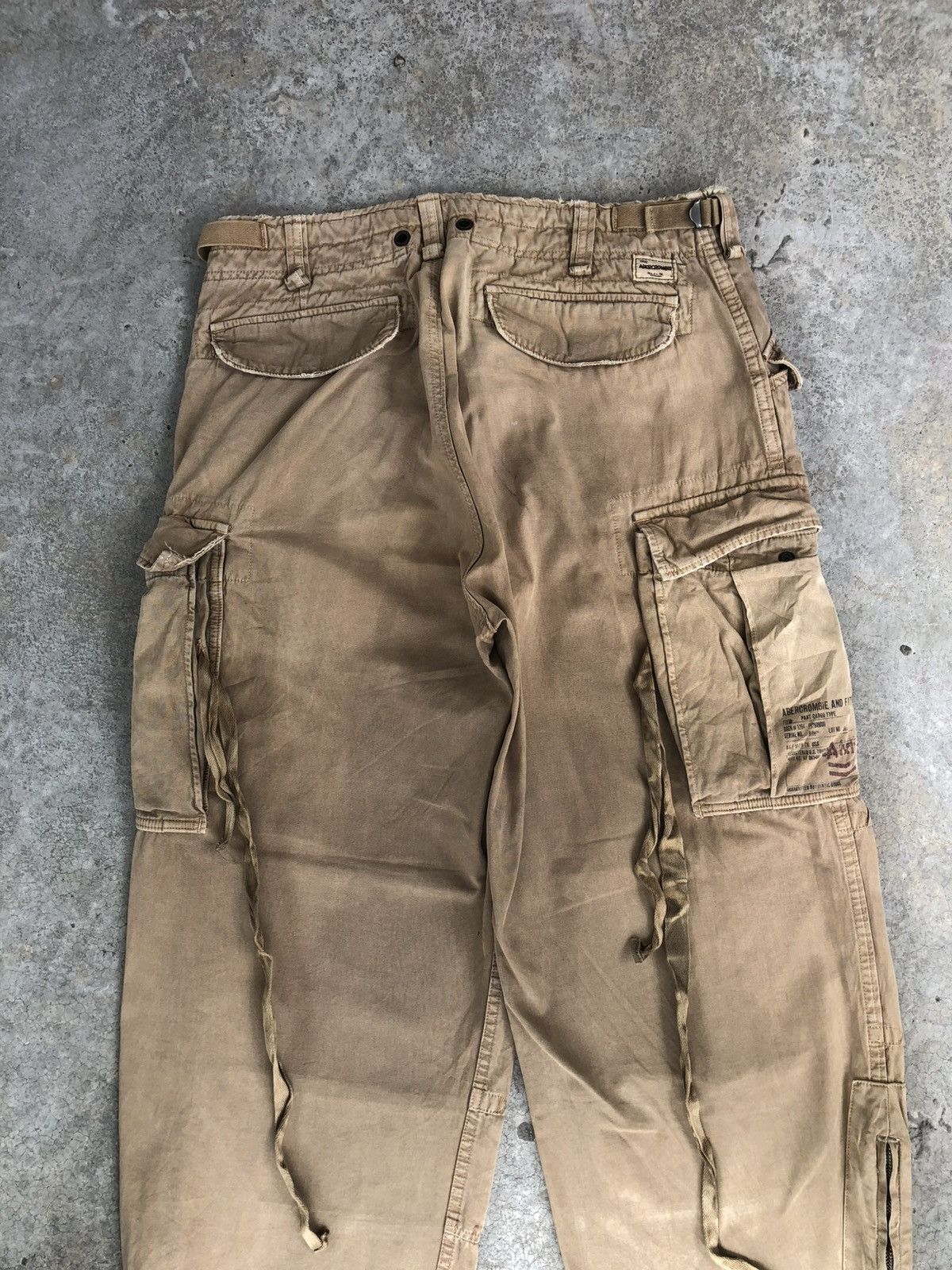 Abercrombie & Fitch Abercrombie Cargo Pants Tactical Bondage Size US 33 - 8 Thumbnail