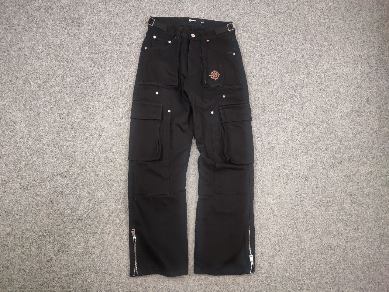 Japanese Brand Vicinity Design Multipocket Zip logo cargo Back Baggy Pants Size US 30 / EU 46 - 7 Thumbnail