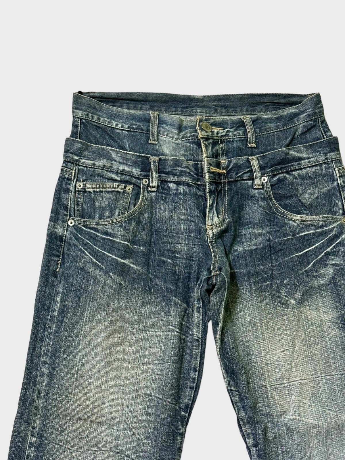 Hysteric Glamour BACK FORTH PRINTED WINGS CLAW MARKS DENIM Size US 32 / EU 48 - 4 Thumbnail