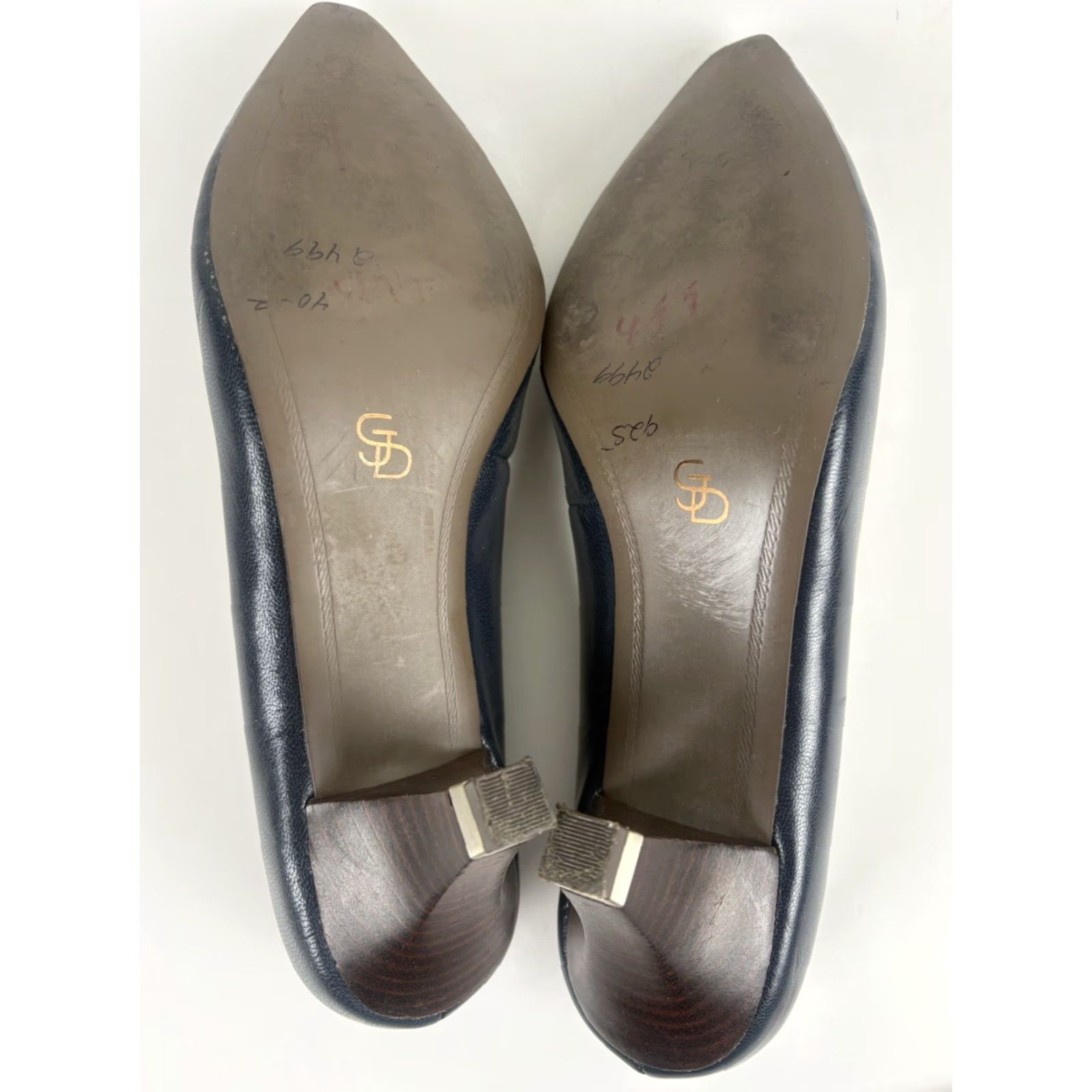 Vintage **Circa Joan & David Luxe Women's Blue Pointed Toe Slip-On Heels Size 9M** User: Circa Joan & David Luxe Women's Blue Pointed Toe Heels Size 9M Size US 9 / IT 39 - 7 Thumbnail