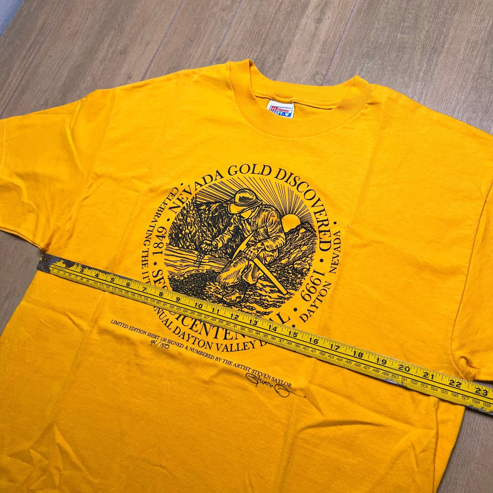 Hanes 1999 Nevada Gold Discovery Dayton T Shirt XL Limited 44/150 Size US XL / EU 56 / 4 - 7 Thumbnail
