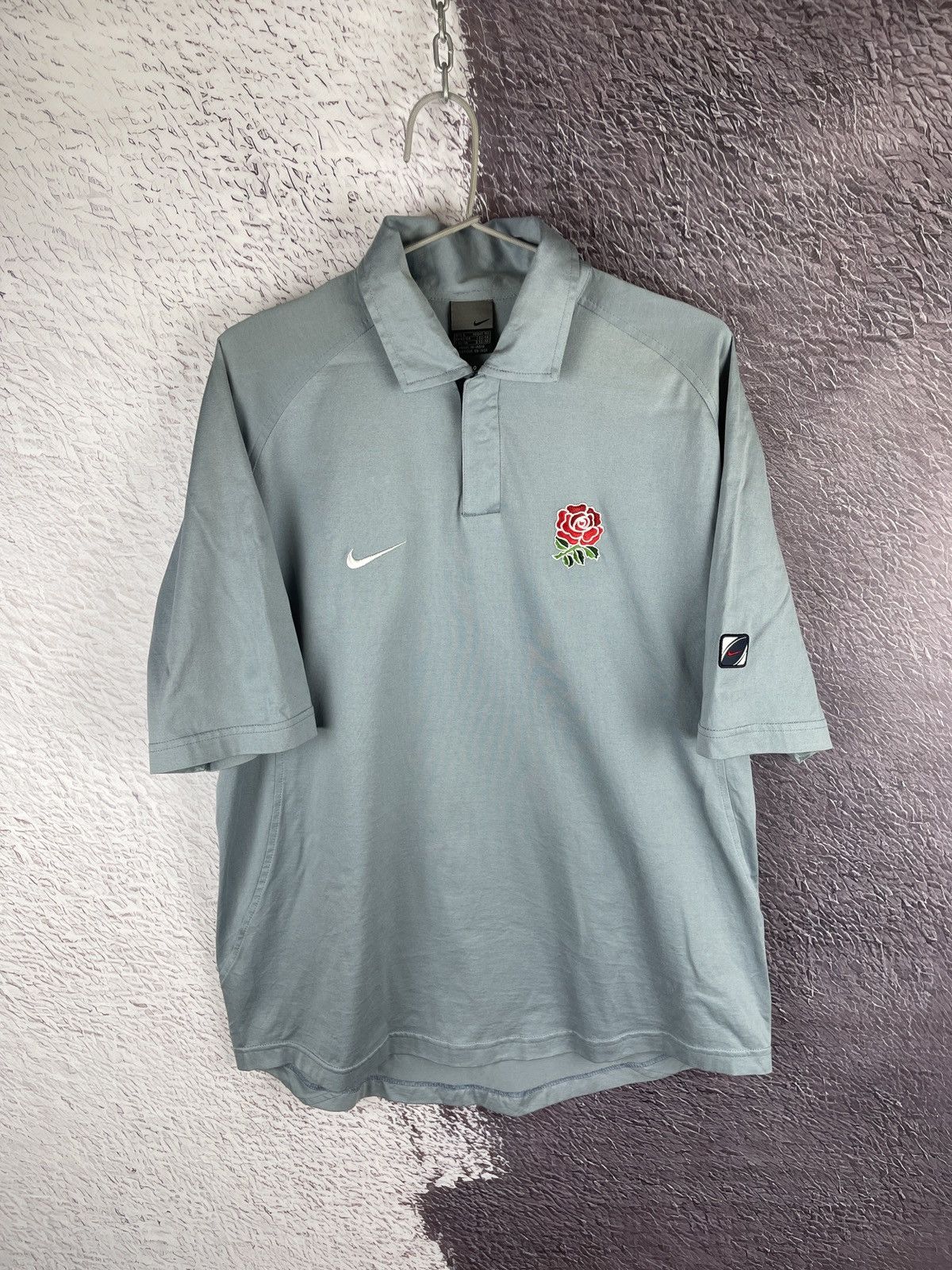 Nike Nike vintage y2k double logo swoosh rugby polo tee shirt Size US L / EU 52-54 / 3 - 1 Thumbnail