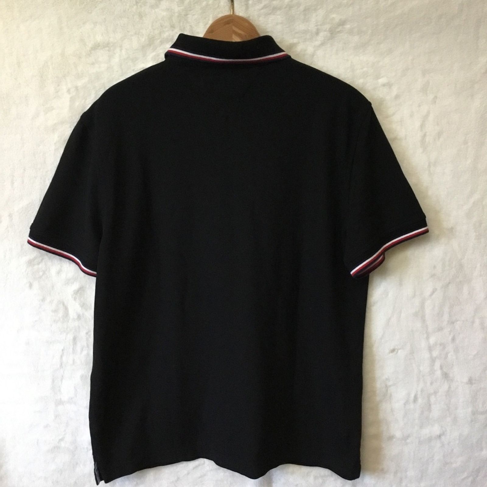 Tommy Hilfiger Tommy Hilfiger Black Men Polo Shirt Size US L / EU 52-54 / 3 - 9 Thumbnail