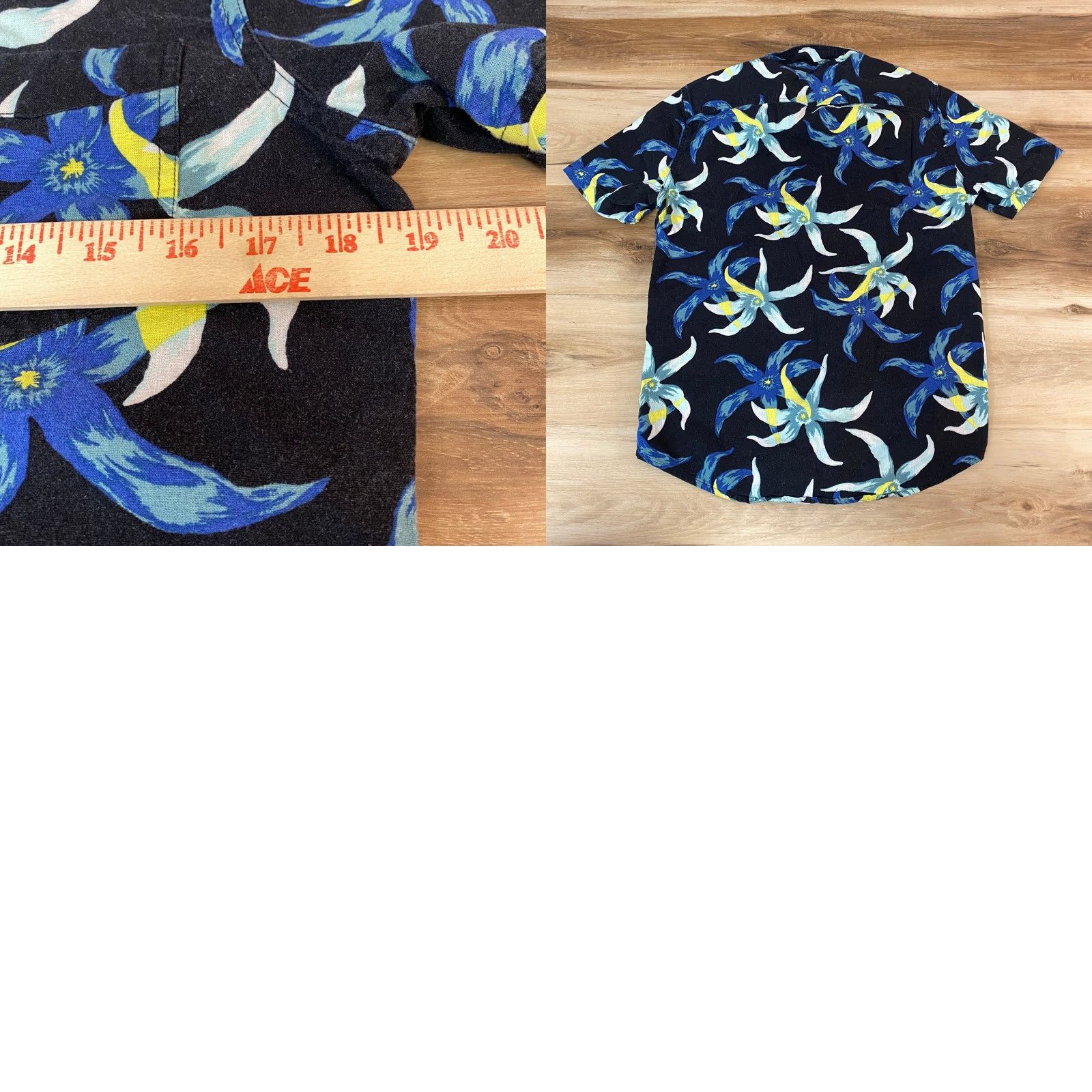 Levi's Levi's Shirt Mens Small Standard Fit Short Sleeve Button-Up Black Floral Print Hawaiian Casual Mens Size US S / EU 44-46 / 1 - 8 Thumbnail