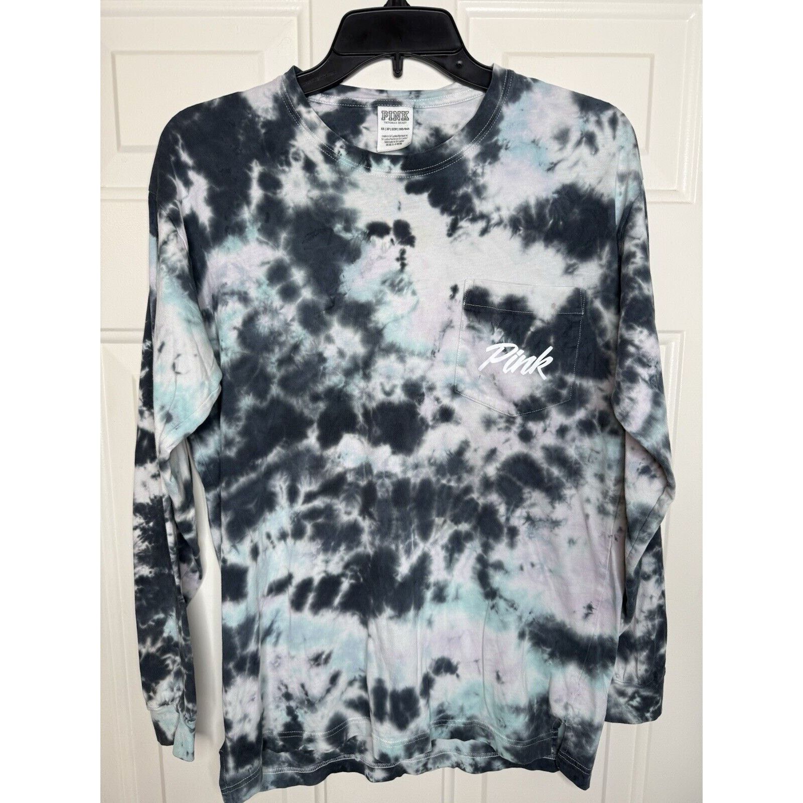 Pink Pink Victoria's Secret Tie Dye Shirt Women's XS Long Sleeve Size XS / US 0-2 / IT 36-38 - 1 Thumbnail