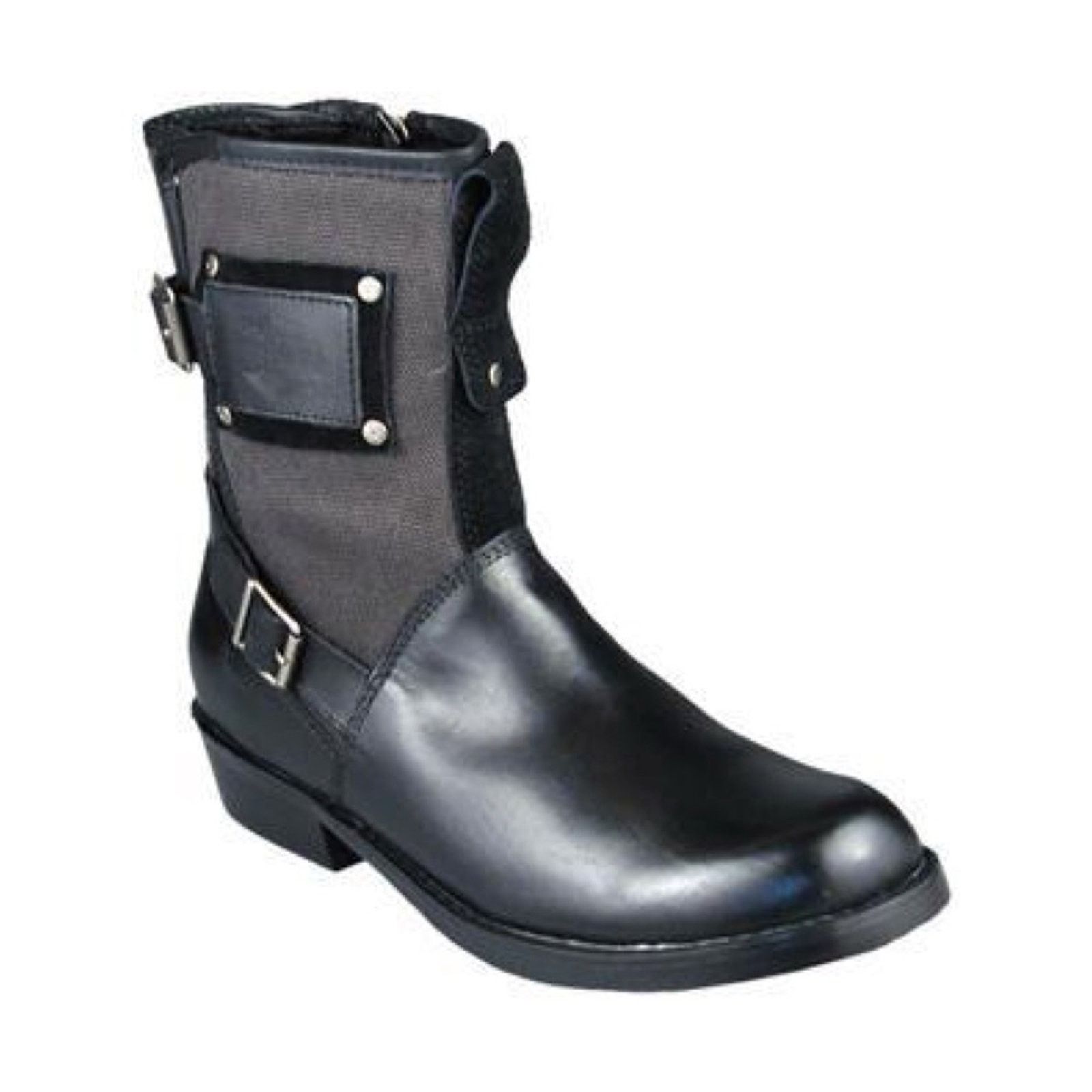 Harley Davidson Harley Davidson Black Leather Boots Size ONE SIZE - 1 Thumbnail