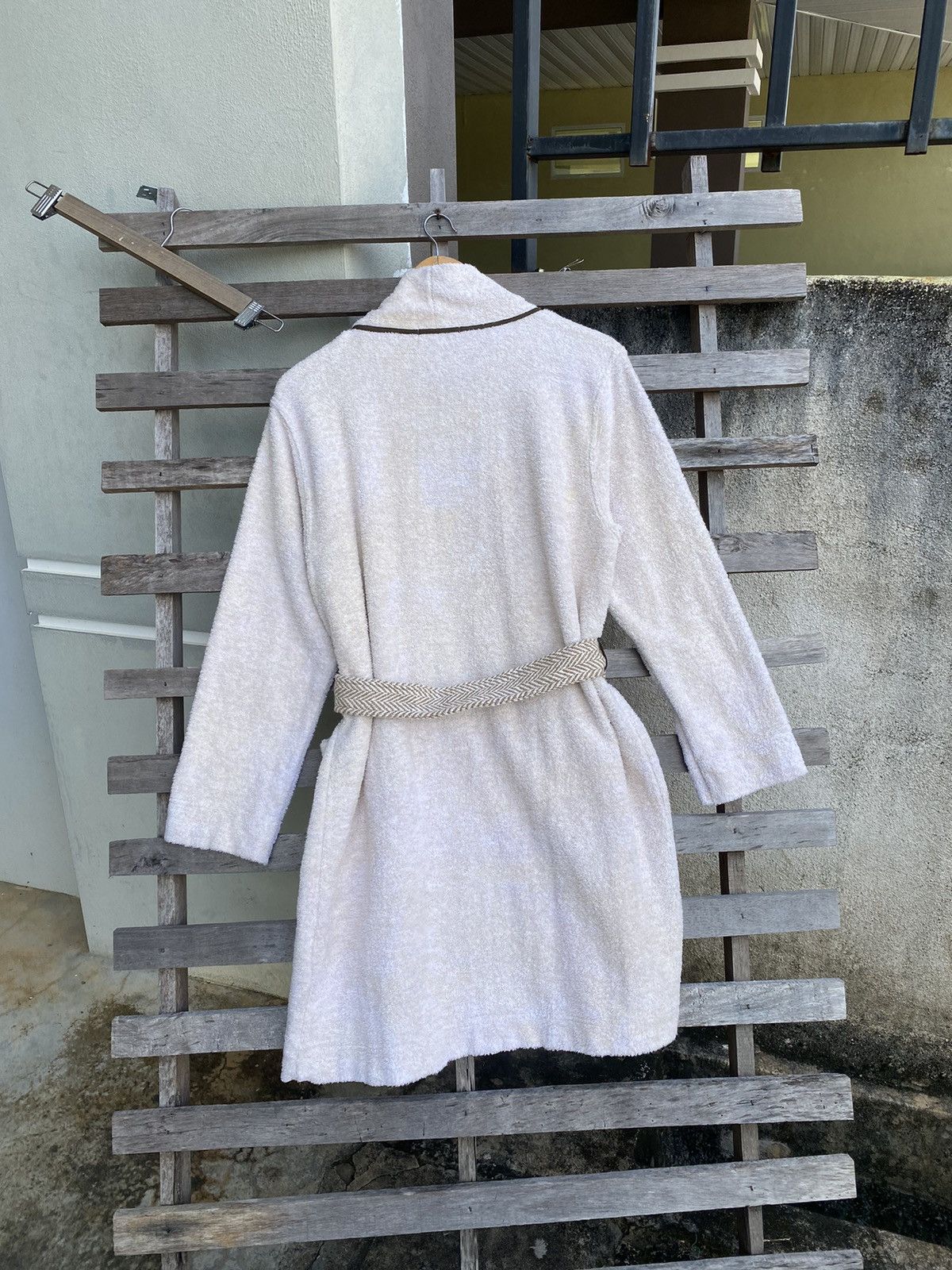 Vintage Issey Miyake IM Product Spaces Occasions Textured Bathrobe Size US L / EU 52-54 / 3 - 8 Thumbnail