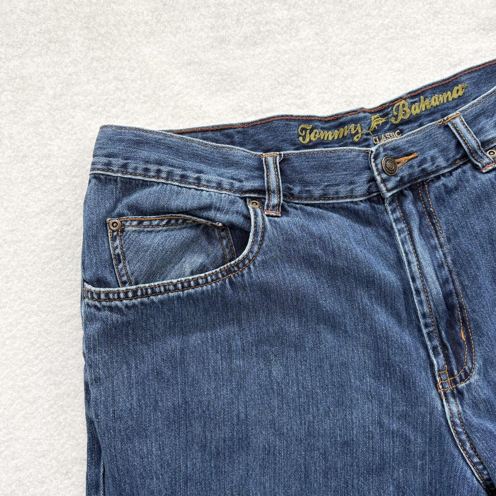 Tommy Bahama Tommy Bahama Jeans Classic Fit Mens 40x30 Denim Blue Medium Wash Straight Casual Size US 40 / EU 56 - 3 Thumbnail