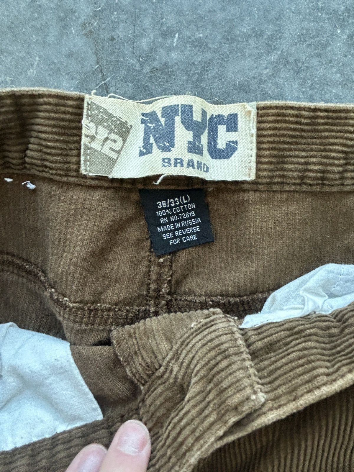 Vintage Vintage Y2K 212 NYC Baggy Corduroy Carpenter Pants Size US 36 / EU 52 - 5 Thumbnail