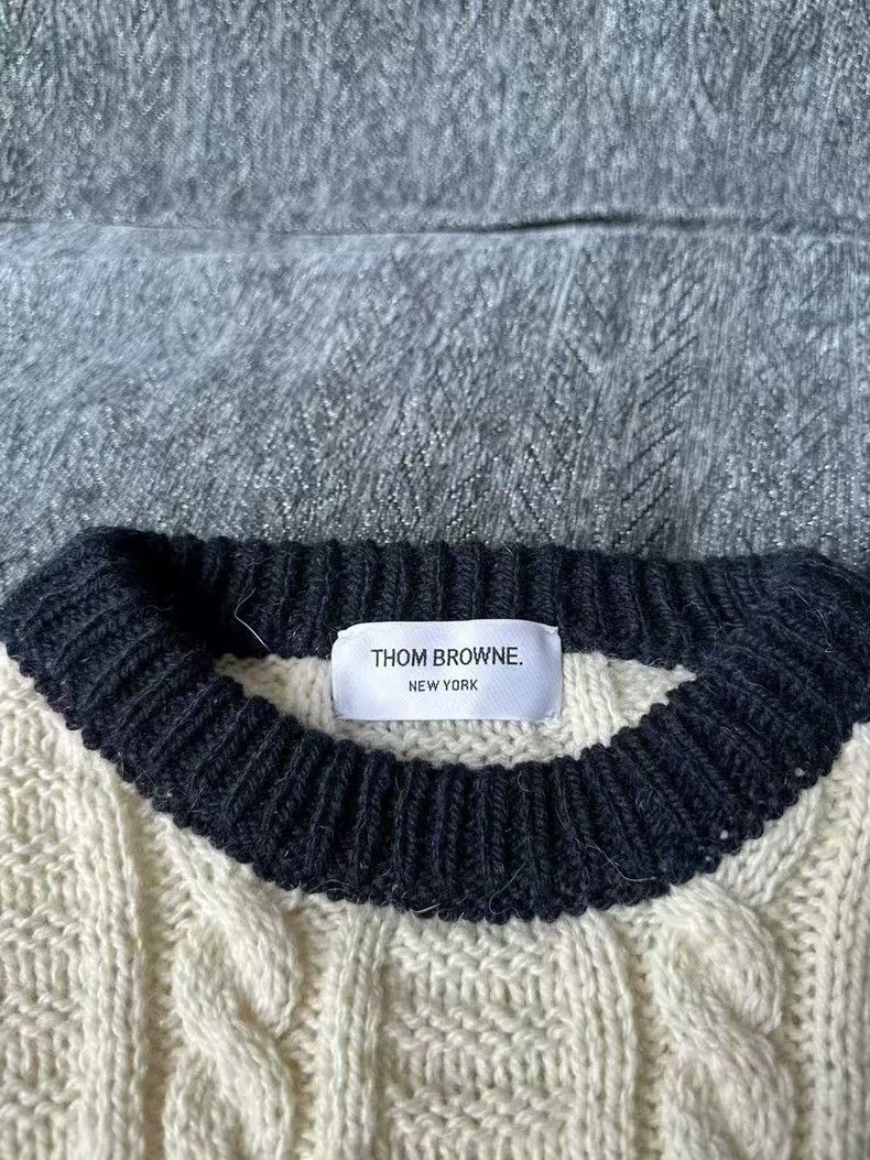 Thom Browne Thom Browne Knitted sweaters Size US L / EU 52-54 / 3 - 3 Thumbnail