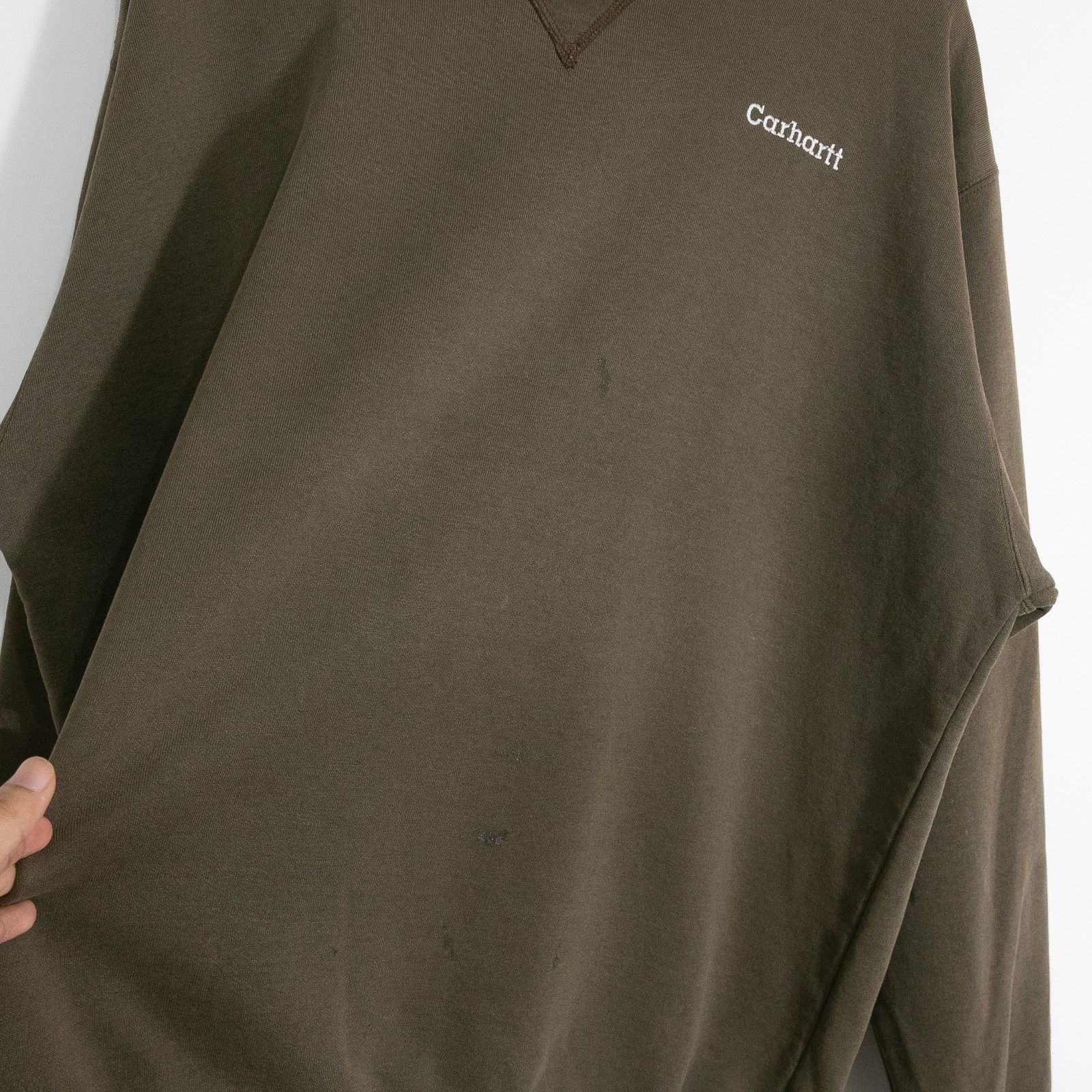 Carhartt Vintage 90s Carhartt Sunfaded Crewneck Sweatshirt Mens 2XL - Size US XXL / EU 58 / 5 - 5 Thumbnail