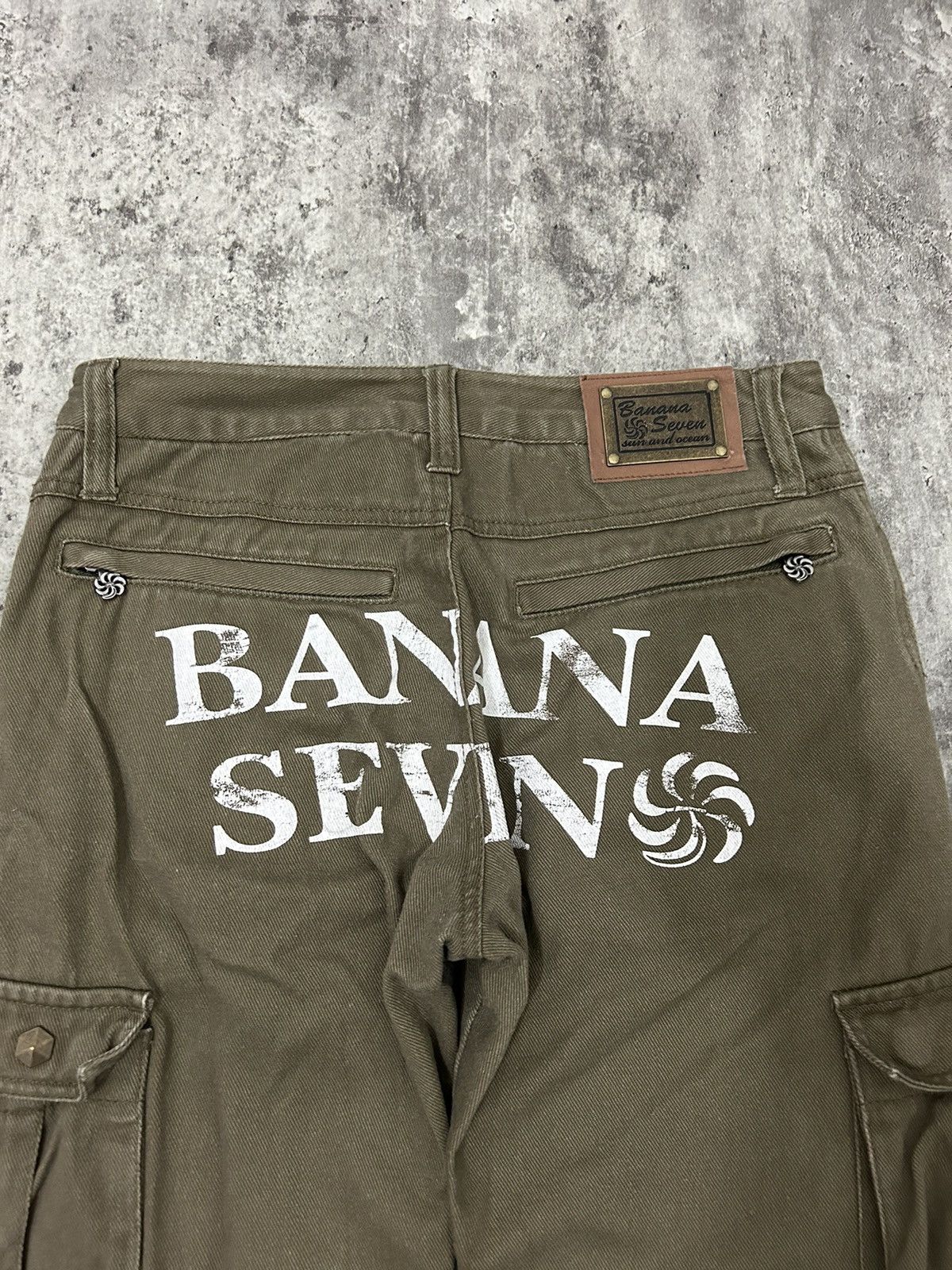 Hysteric Glamour Banana Seven Ring Back Logo Cargo Pants Size US 30 / EU 46 - 7 Thumbnail