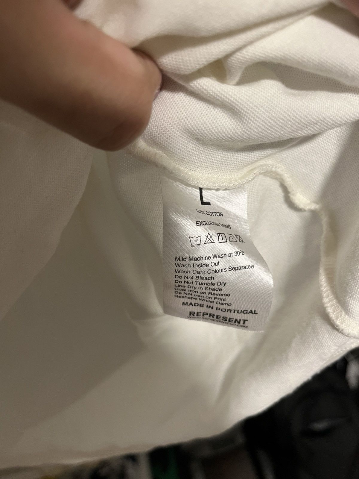 Represent Clo. Represent t shirt - Large - Winter 23 white Size US L / EU 52-54 / 3 - 4 Thumbnail