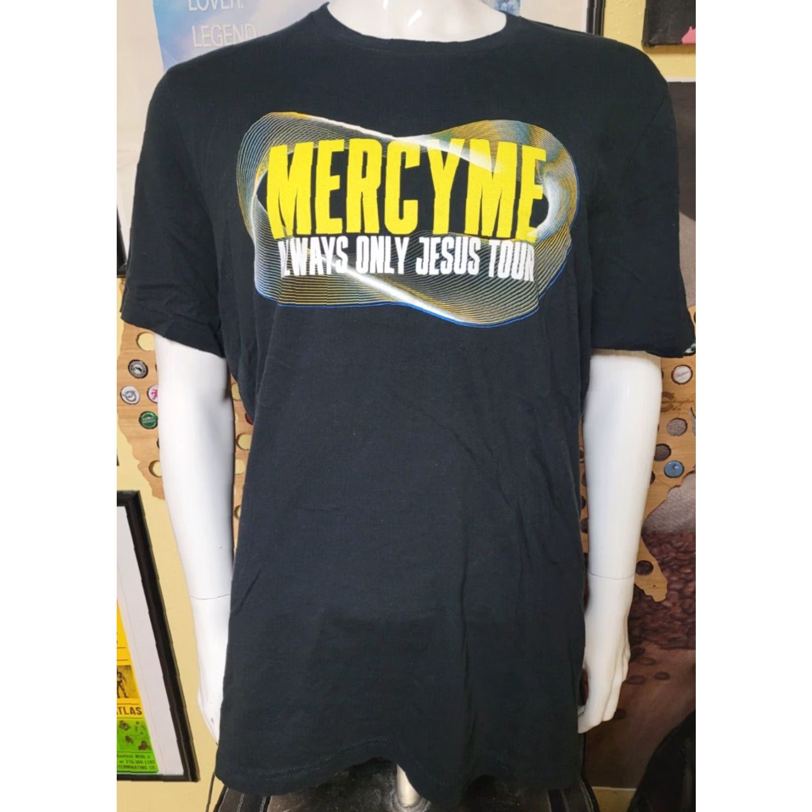 Vintage MercyMe Always 2023 Tour T Shirt 2XL XXL MercyMe Shirts Shirt Mens Black 90s Music Concert Tour T-Shirt Size US XXL / EU 58 / 5 - 2 Thumbnail