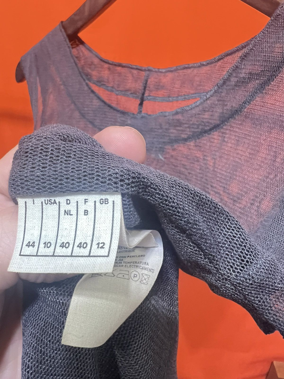 Maison Margiela MARGIELA ARCHIVES P/E 1991 cotton tulle long darted top Size M / US 6-8 / IT 42-44 - 6 Thumbnail