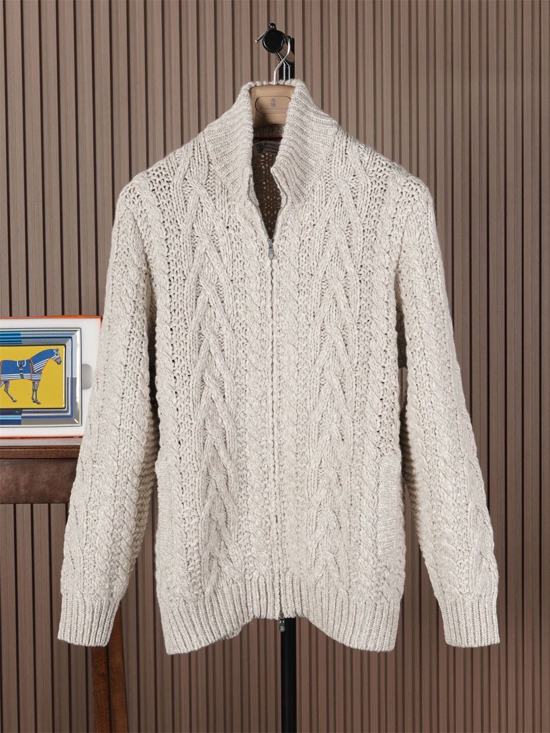 Brunello Cucinelli Brunello Cucinelli Men's Cashmere Jacket Size US L / EU 52-54 / 3 - 1 Thumbnail