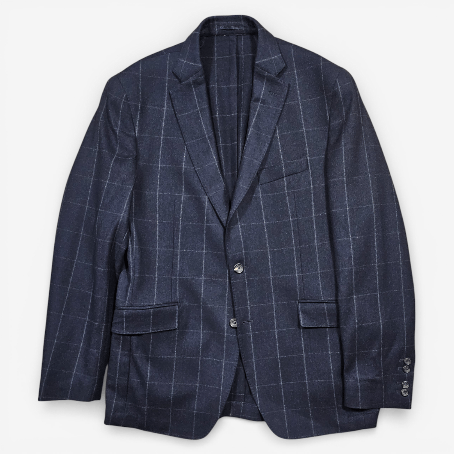 Hackett Hackett Savile Row Striped Blazer Jacket Wool Cashmere Size 42L - 7 Thumbnail