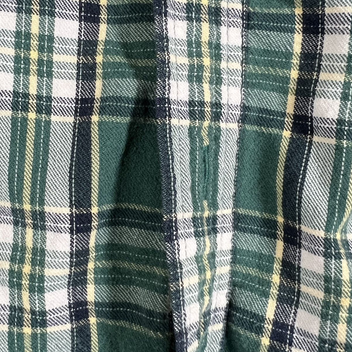 L.L. Bean L.L. Bean Shirt Flannel Green Plaid Long Sleeve Button Up Size US M / EU 48-50 / 2 - 4 Thumbnail