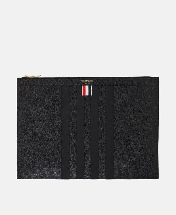 Thom Browne Leather wallet Size ONE SIZE - 1 Thumbnail
