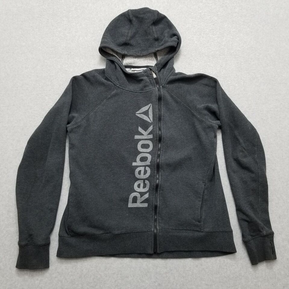 Reebok Reebok Hoodie Womens Medium Long Sleeve Full Zip Pockets Size US M / EU 48-50 / 2 - 1 Thumbnail
