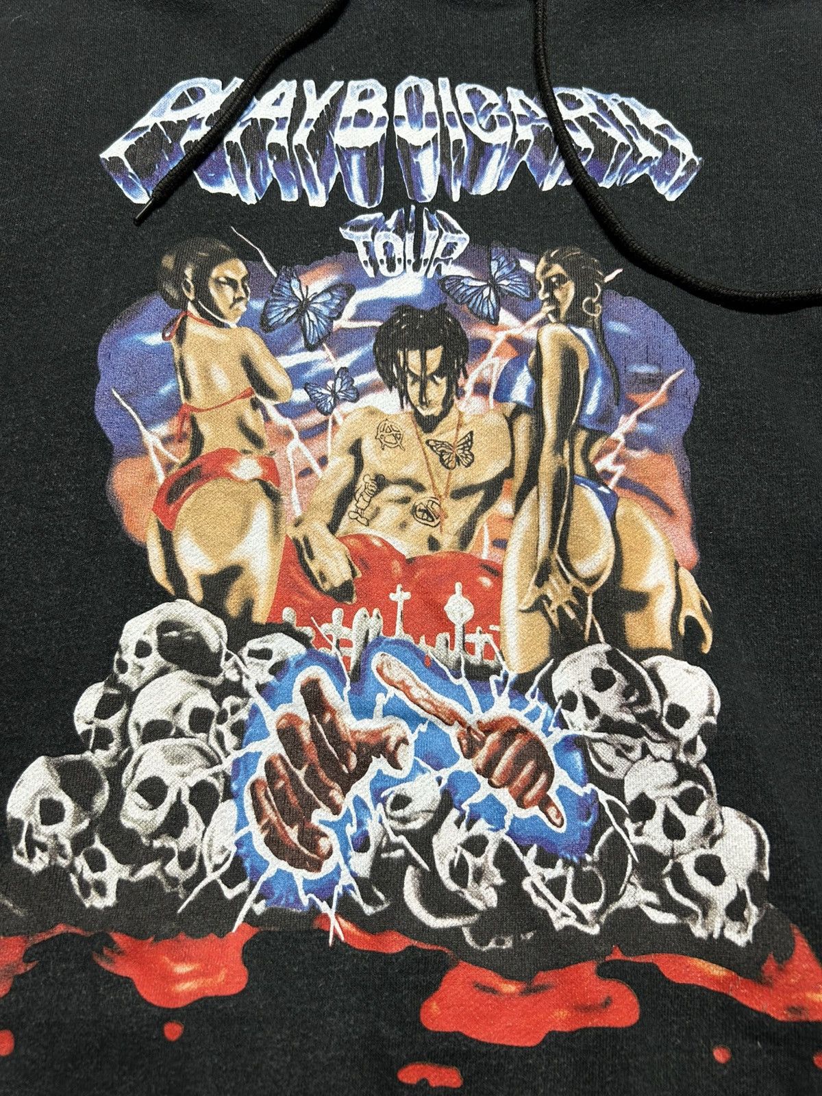 Playboi Carti Playboy Carti Tour Hoodie Rap Girls Size S Size US S / EU 44-46 / 1 - 10 Thumbnail