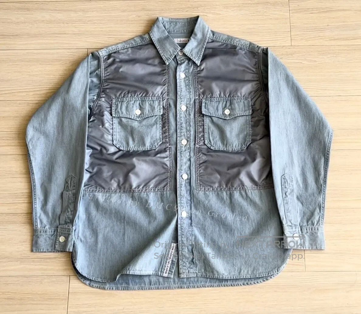 Nanamica Nanamica Washed Denim Shirt Jacket. Size US S / EU 44-46 / 1 - 1 Thumbnail