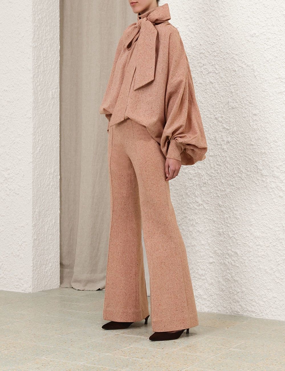 Zimmermann oc11z0725 Illustration Melange Pant in Light Pink Size 27" / US 4 / IT 40 - 3 Thumbnail