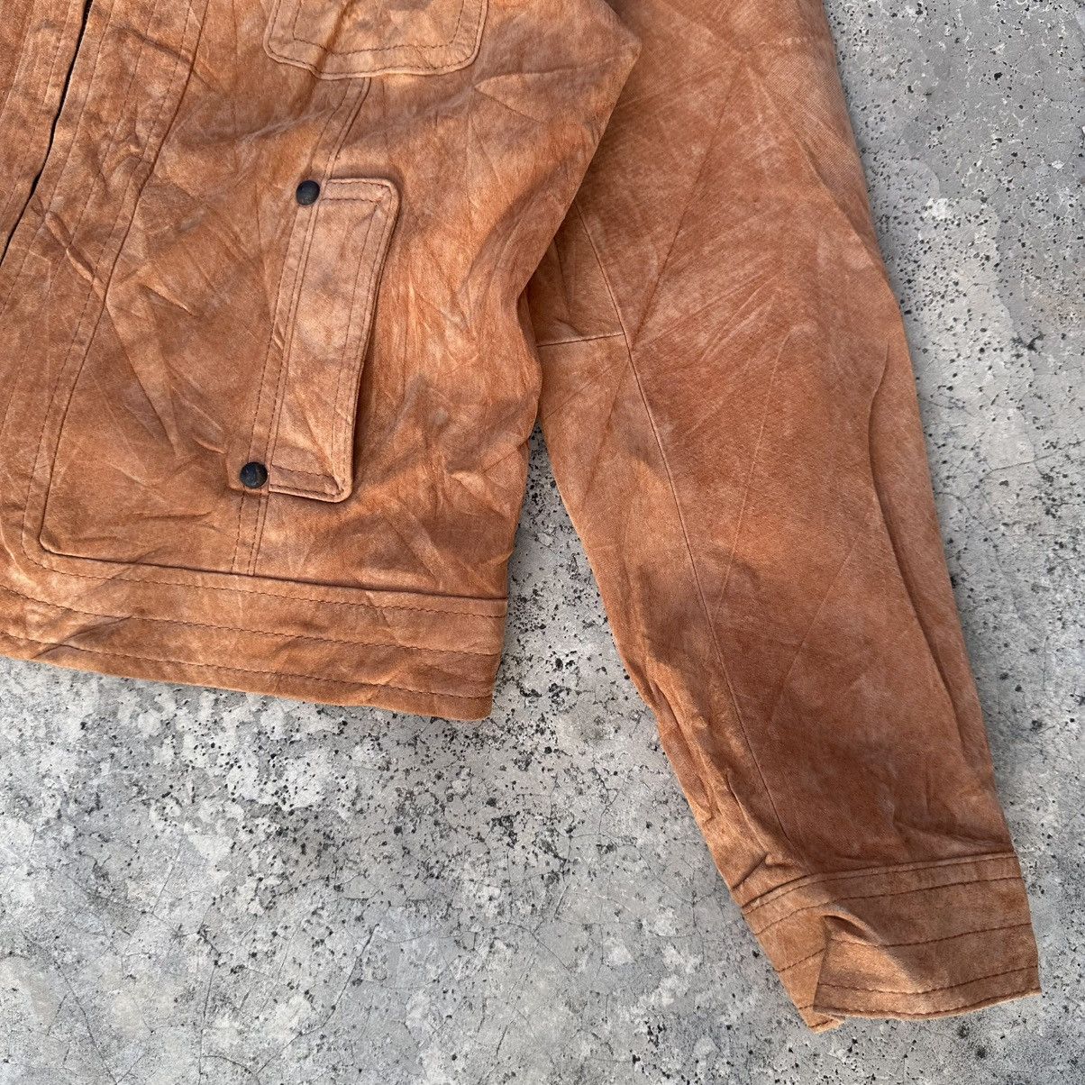 agnes b. Vintage Suede Leather Women Jacket by Agnes B Size XS / US 0-2 / IT 36-38 - 3 Thumbnail