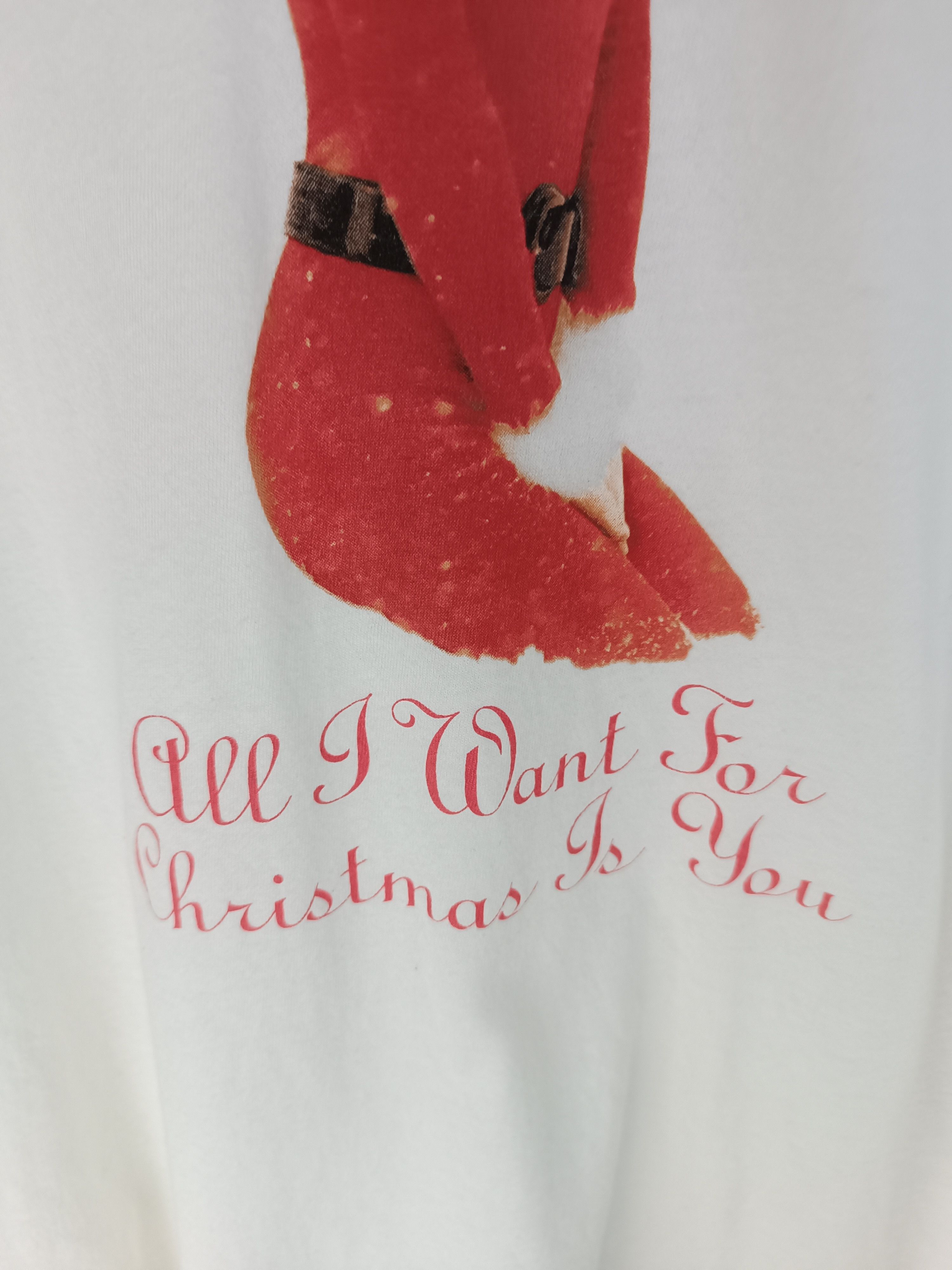 Vintage VINTAGE MARIAH CAREY ALL I WANT FOR CHRISTMAS HOLIDAY TEE Size US M / EU 48-50 / 2 - 10 Thumbnail