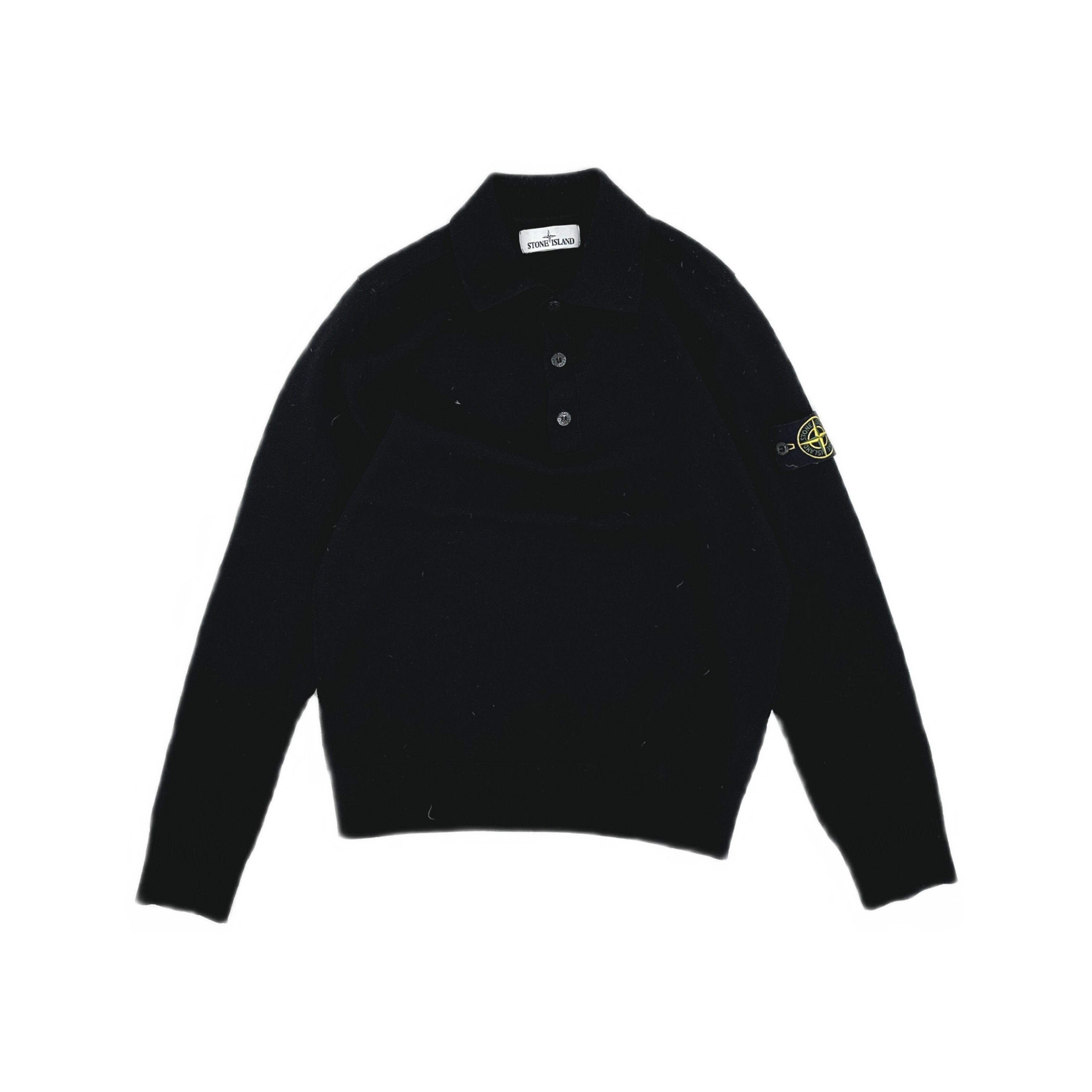 Stone Island Stone Island Compass Wool Knit Polo Size M Size US M / EU 48-50 / 2 - 1 Thumbnail
