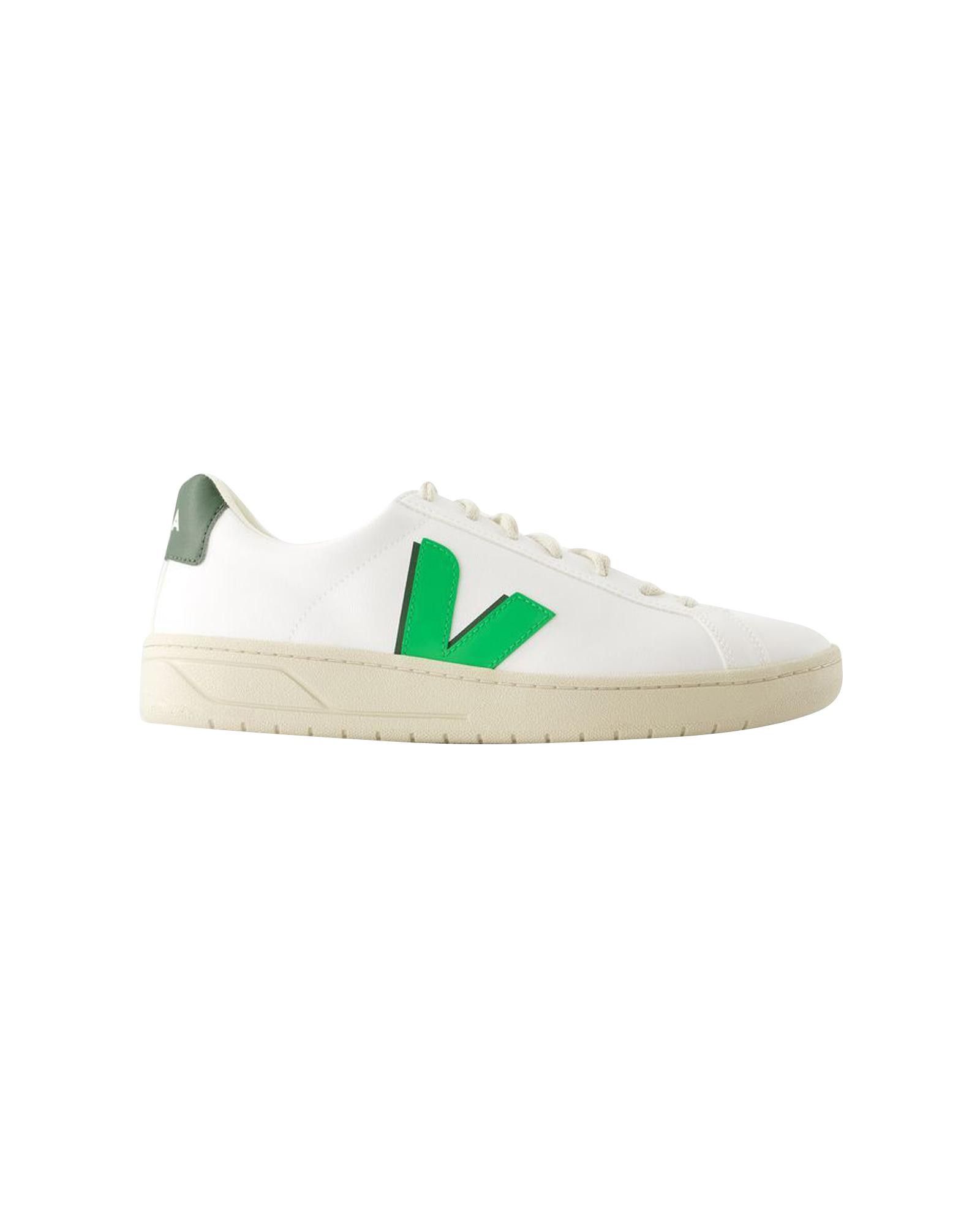 image of Veja White Synthetic Leather Sneakers, Men's (Size 9)