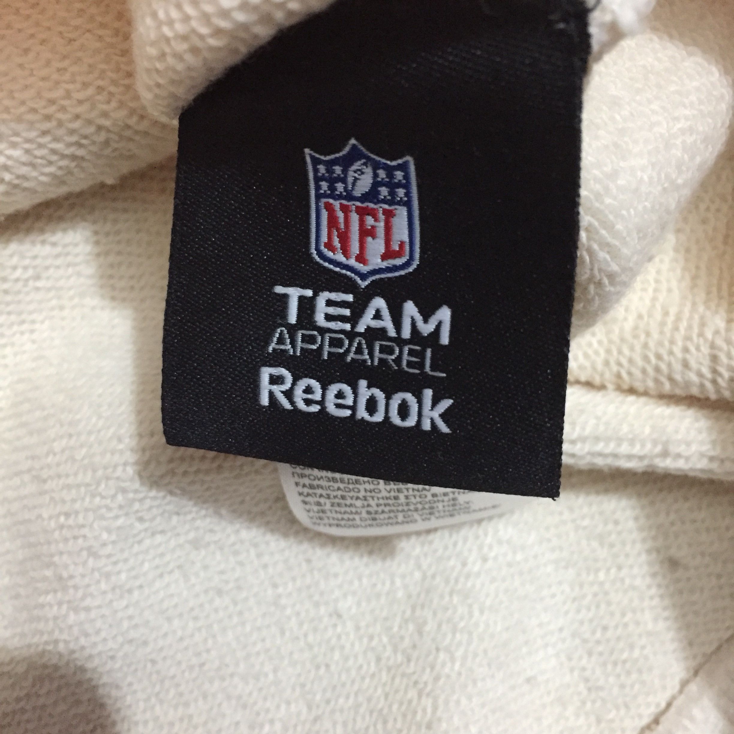 NFL NFL Hoodie Raiders by Reebok Cream Size US M / EU 48-50 / 2 - 4 Thumbnail