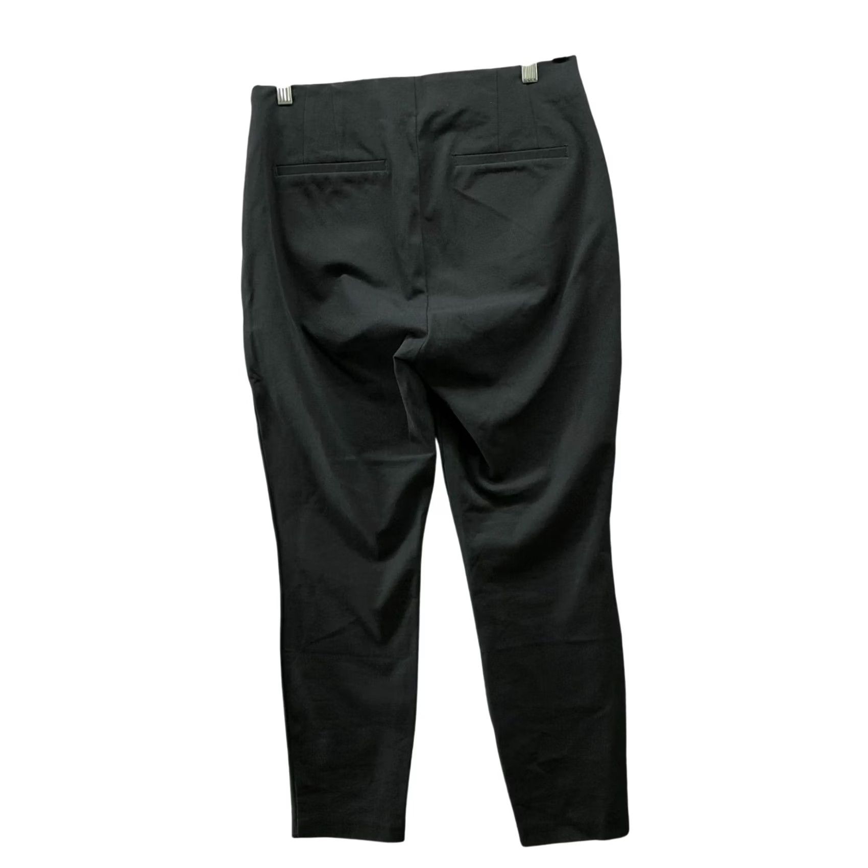 Gap Gap Skinny Ankle Pants Womens 10 Black Side Zip Bi-Stretch Size 32" / US 10 / IT 46 - 2 Thumbnail