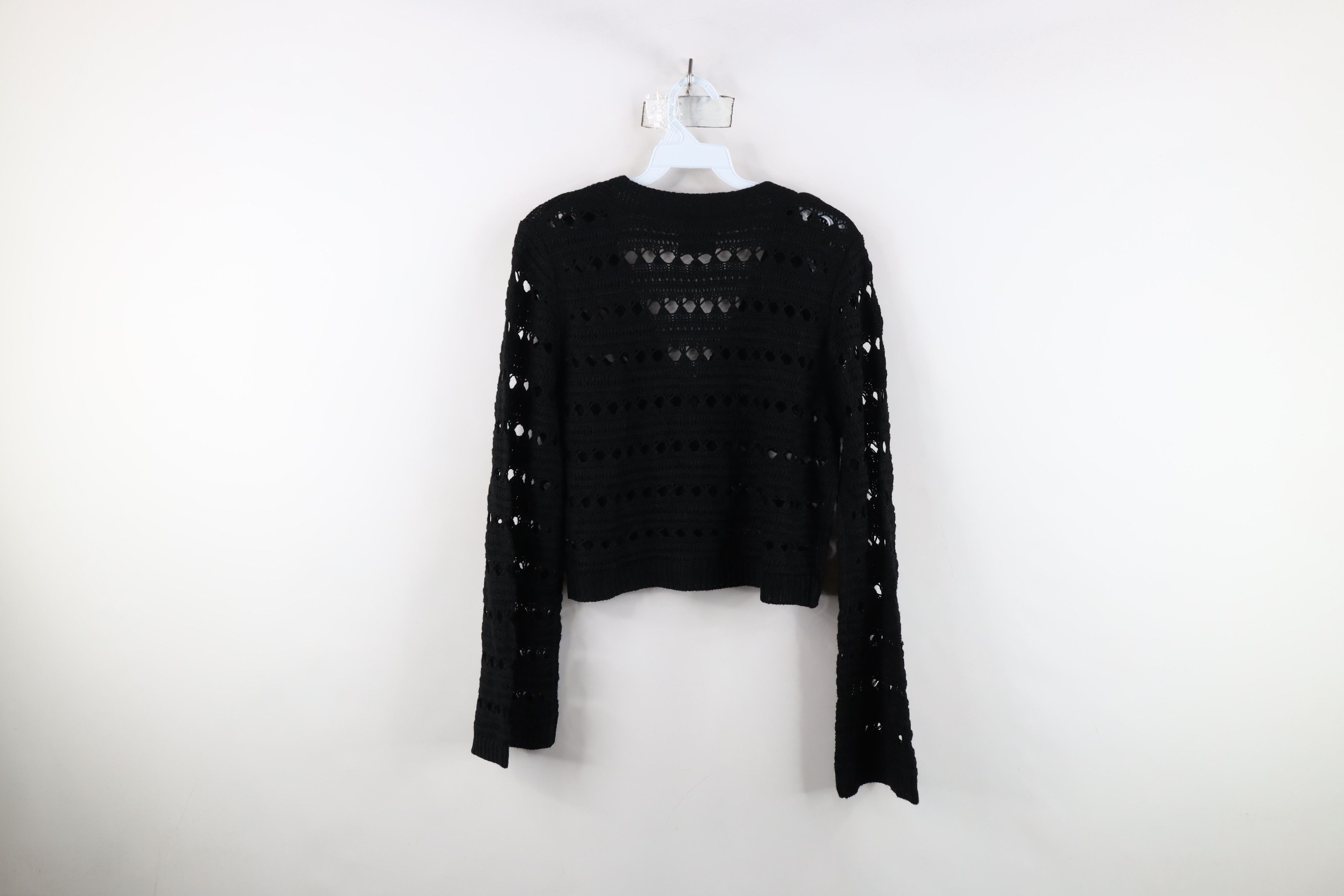 Vintage Vintage Y2K Babydoll Flare Sleeve Cropped Cardigan Sweater Size L / US 10 / IT 46 - 10 Thumbnail
