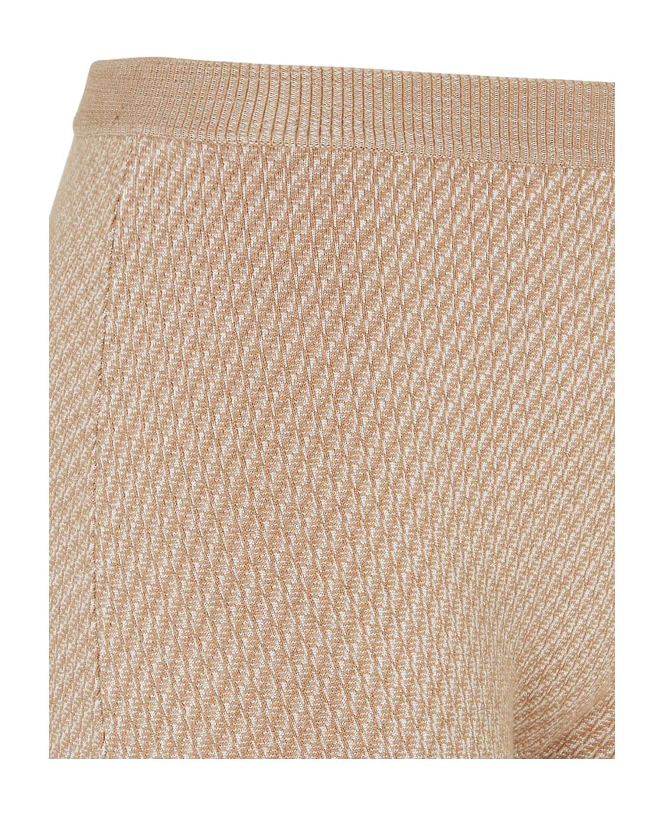Fendi o1s1wg110326 Shorts in Beige Size 30" / US 8 / IT 44 - 3 Thumbnail