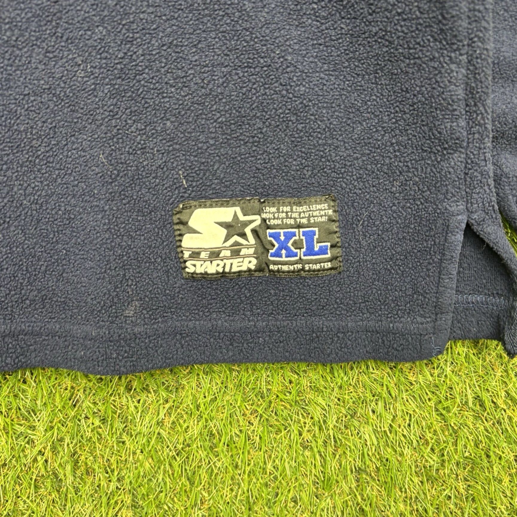 Starter VINTAGE Starter Michigan Wolverines Sweatshirt Mens XL Fleece Crewneck Blue Logo Sweatshirt Sports Size US XL / EU 56 / 4 - 3 Thumbnail
